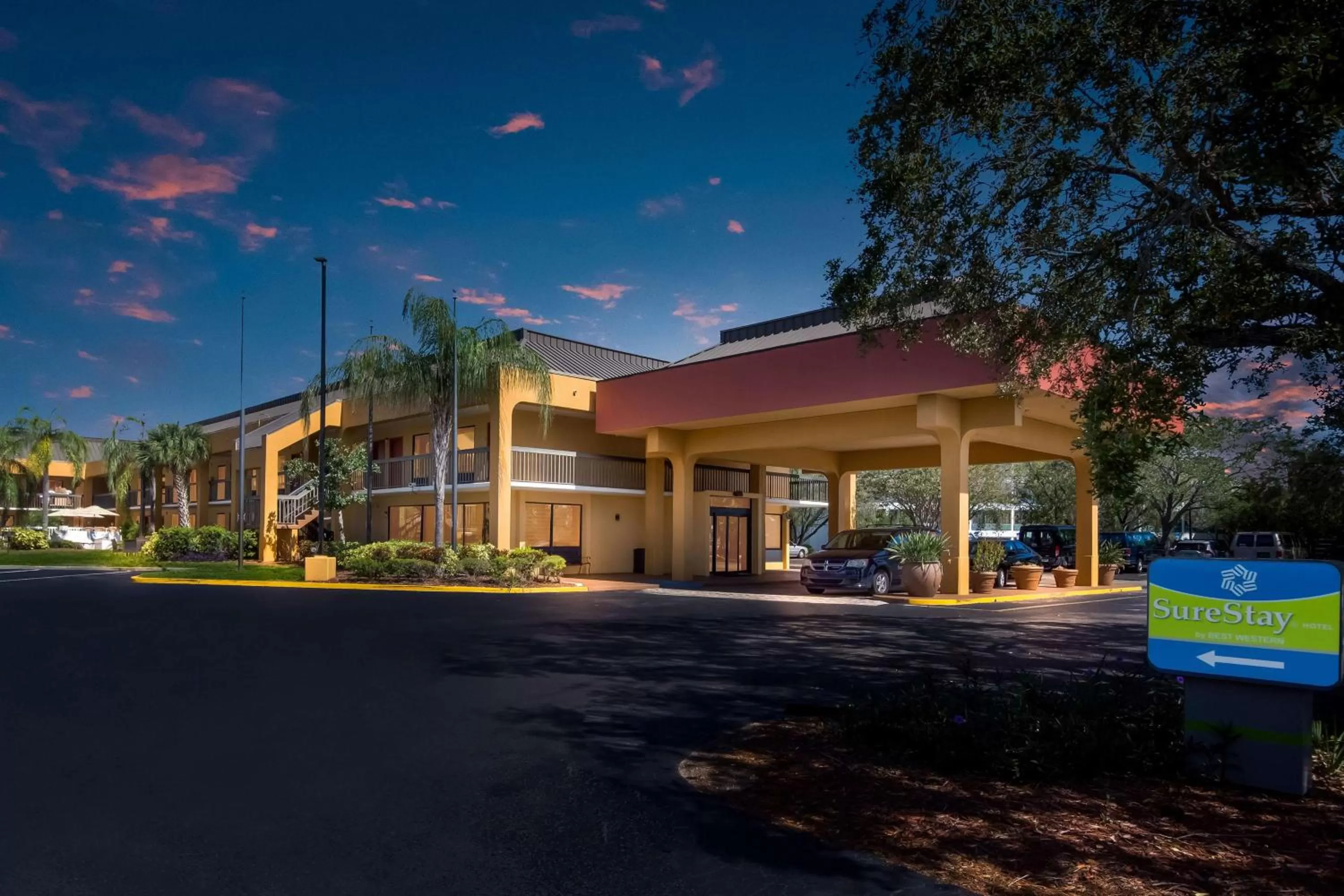 Property building in SureStay Hotel by Best Western St Pete Clearwater Airport