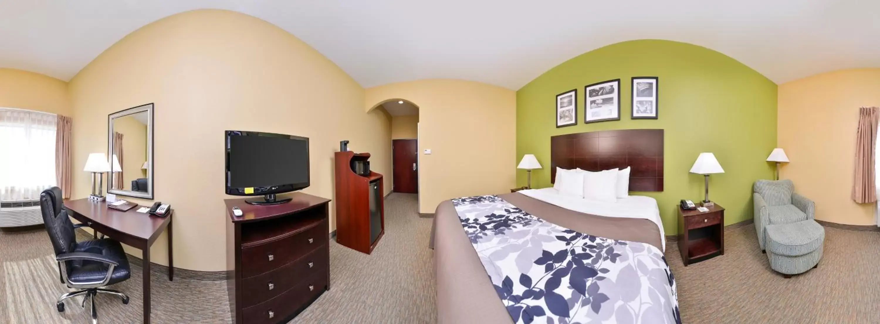 King Room in Sleep Inn and Suites Downtown Houston