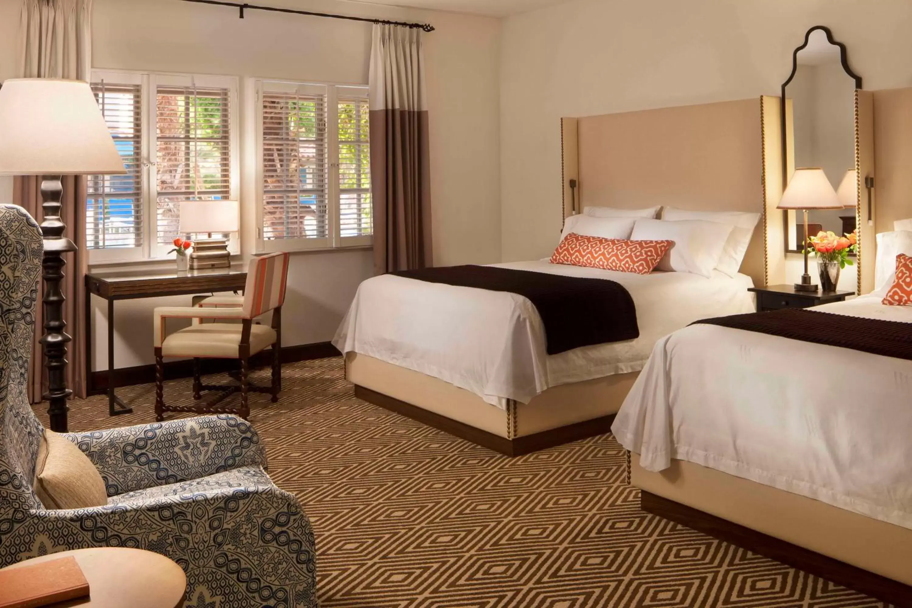 Living room, Bed in La Quinta Resort & Club, Curio Collection