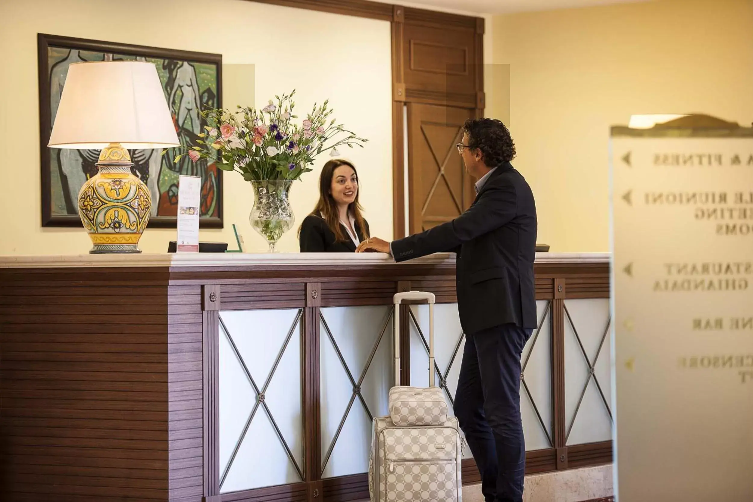 Lobby or reception in Il Picciolo Etna Golf Resort & Spa