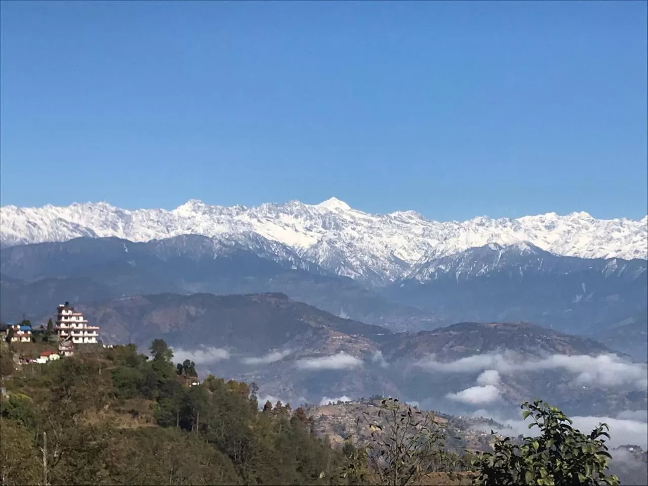 Mountain view in Hotel Himalayan Villa - Nagarkot