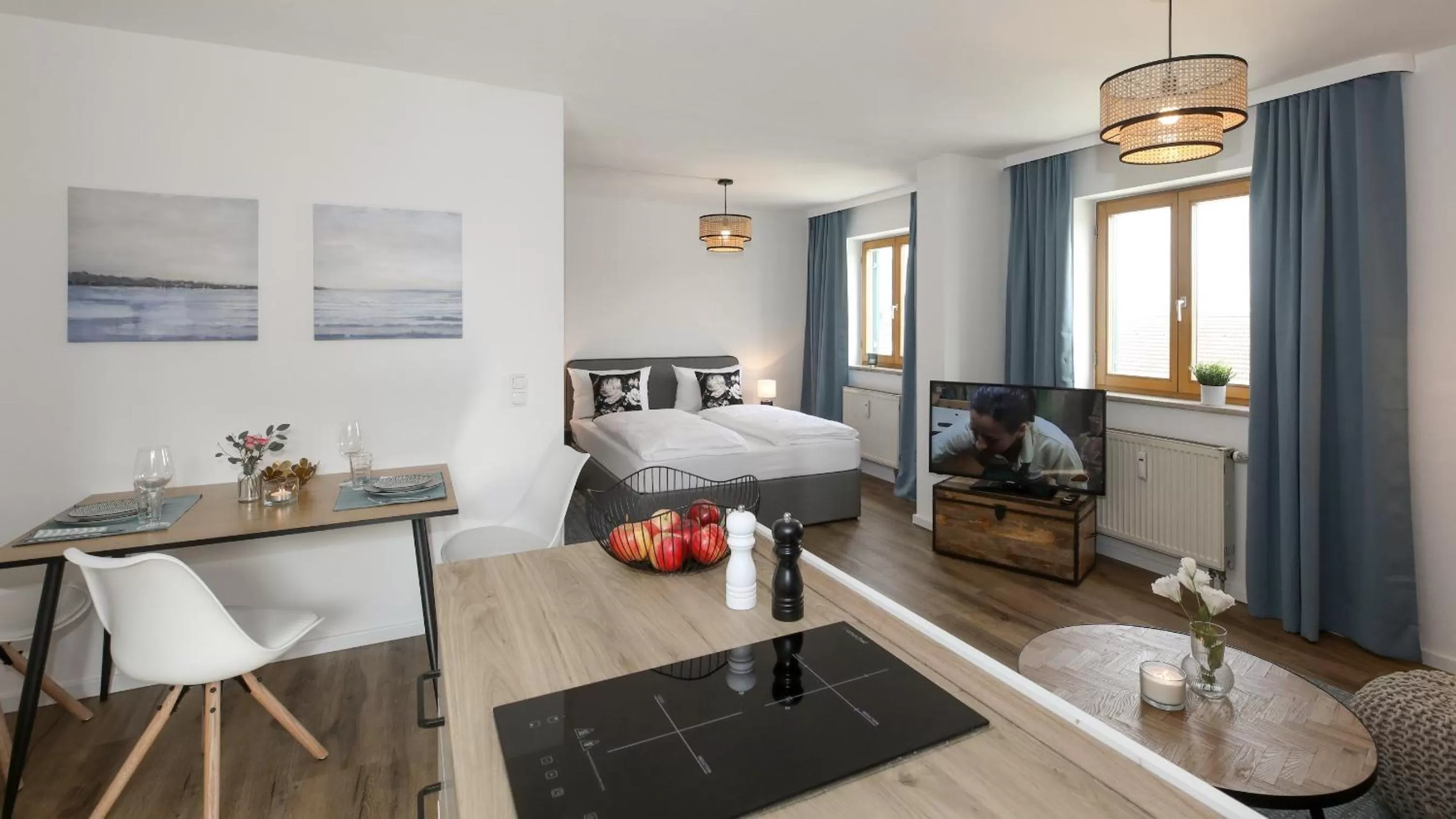 Bed in Hotel Obermaier