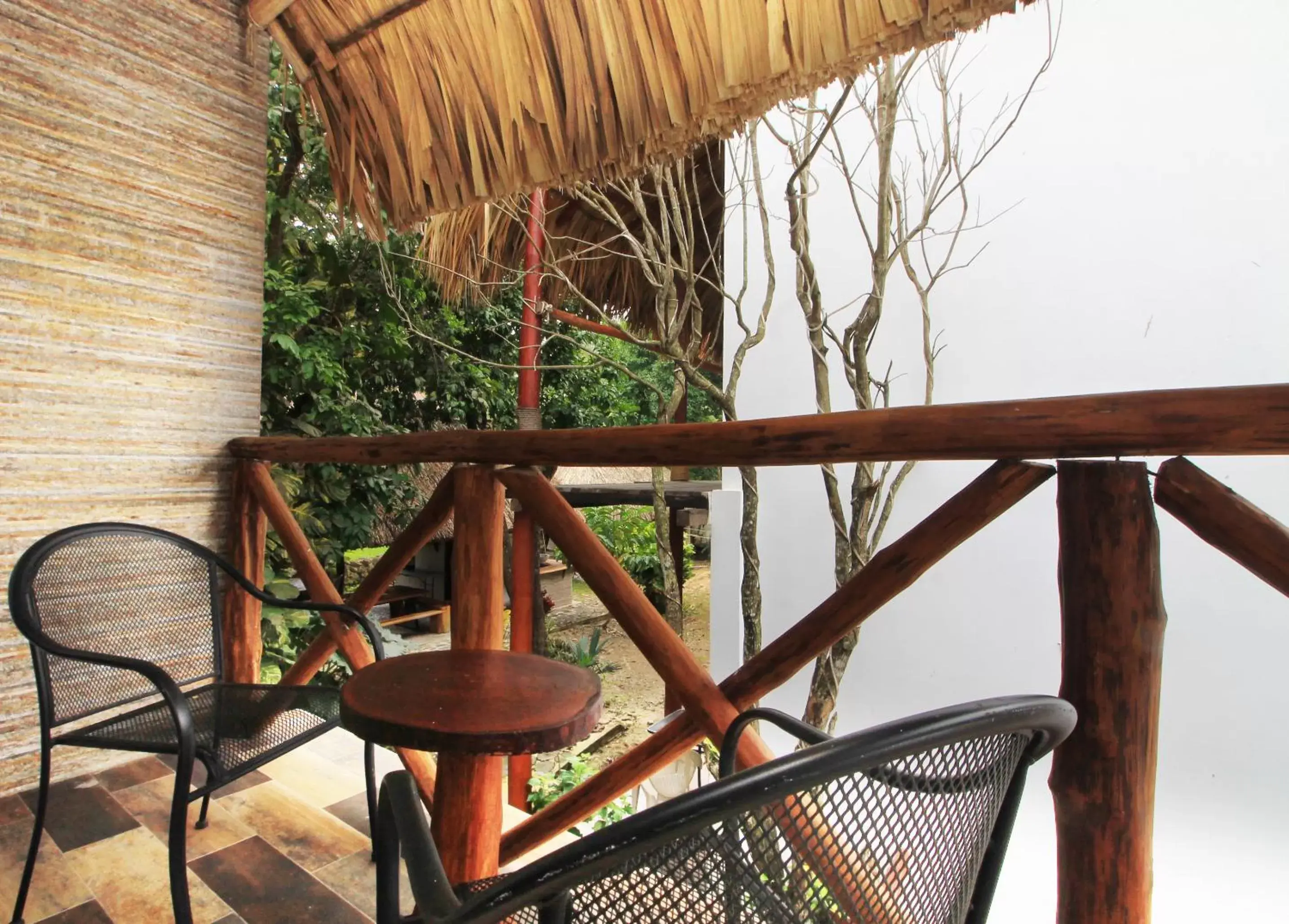 Balcony/Terrace in Hotel Pancho Villas Bacalar Vista a Laguna