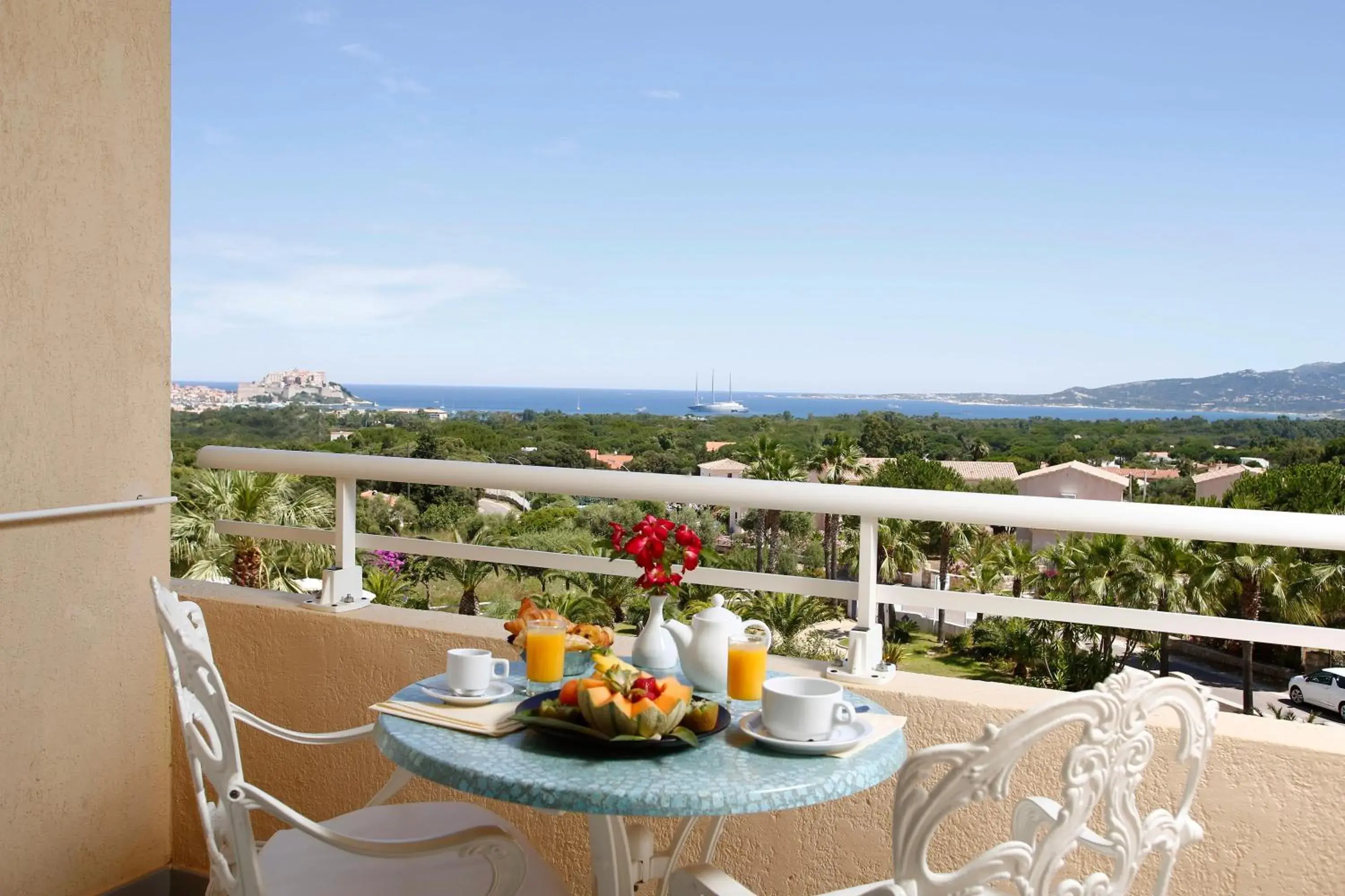 Balcony/Terrace in HOTEL CORSICA