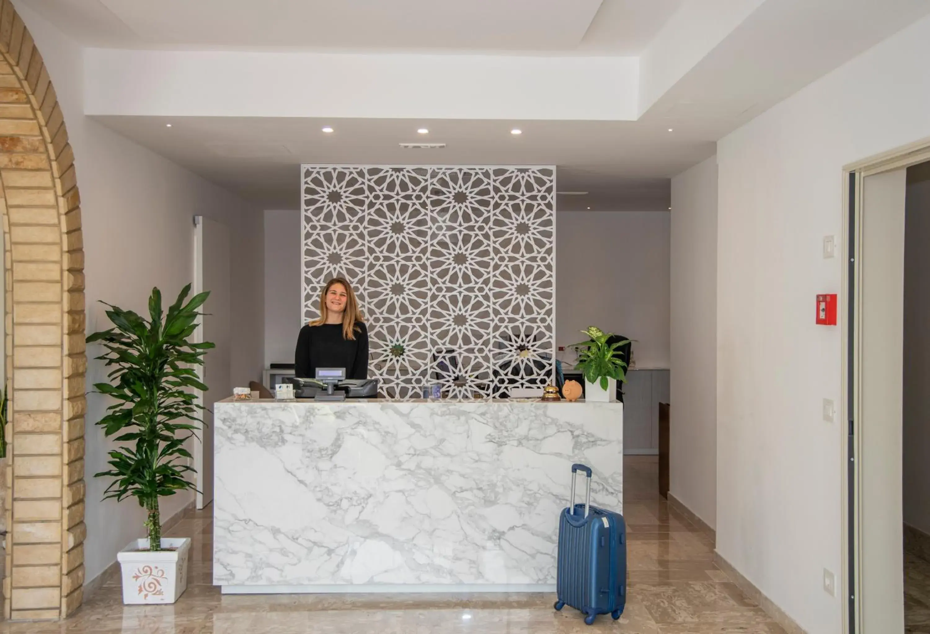 Lobby or reception in Hotel Adriatico Lobby or reception in Hotel Adriatico