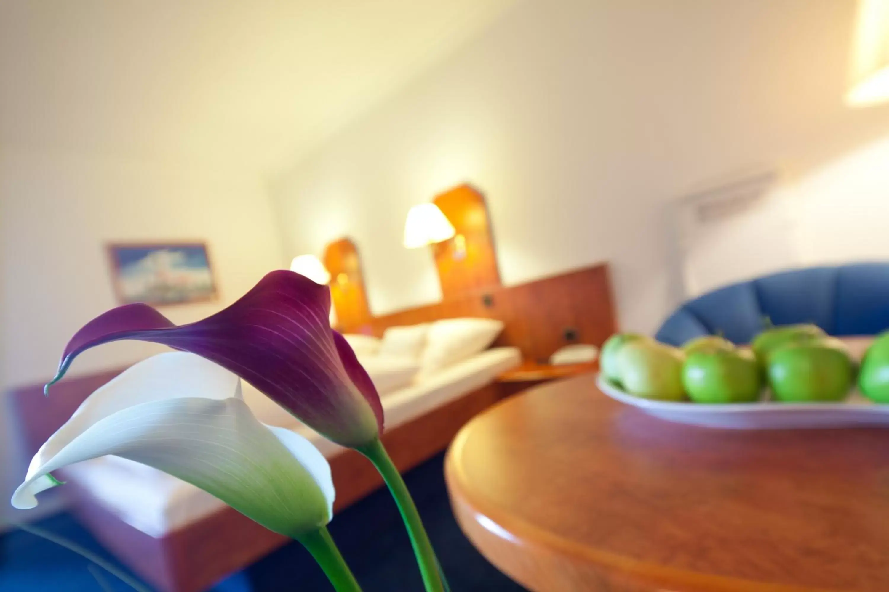 Decorative detail, Bed in Apartment-Hotel Hamburg Mitte