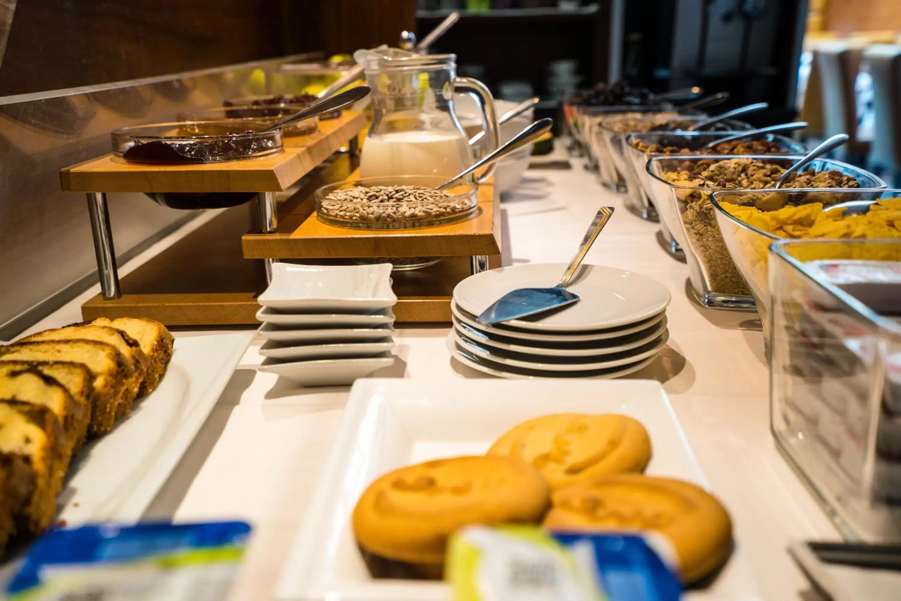 Buffet breakfast, Food in Hotel Marc Aurel - Newly refurbished