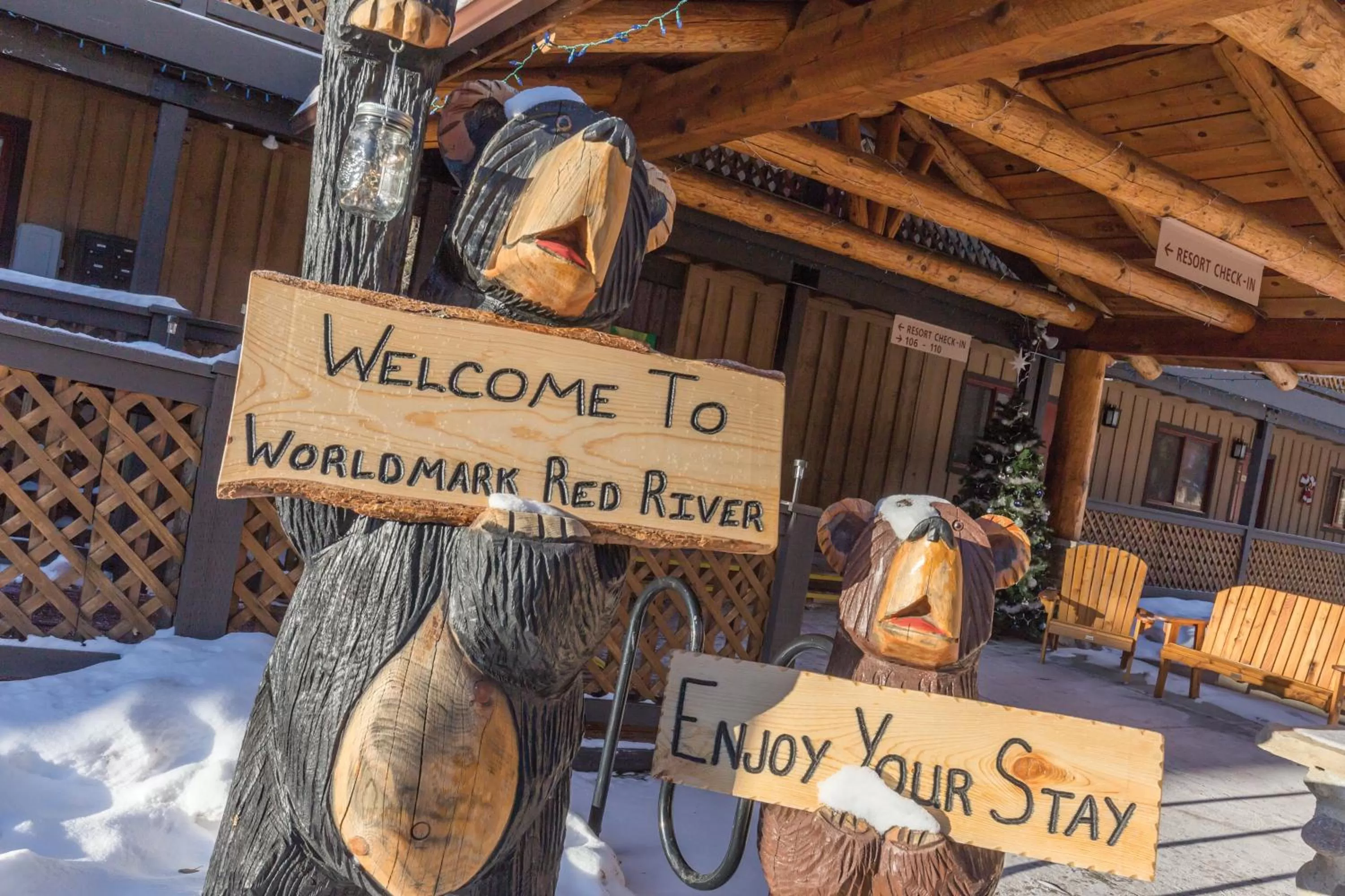 Decorative detail in WorldMark Red River