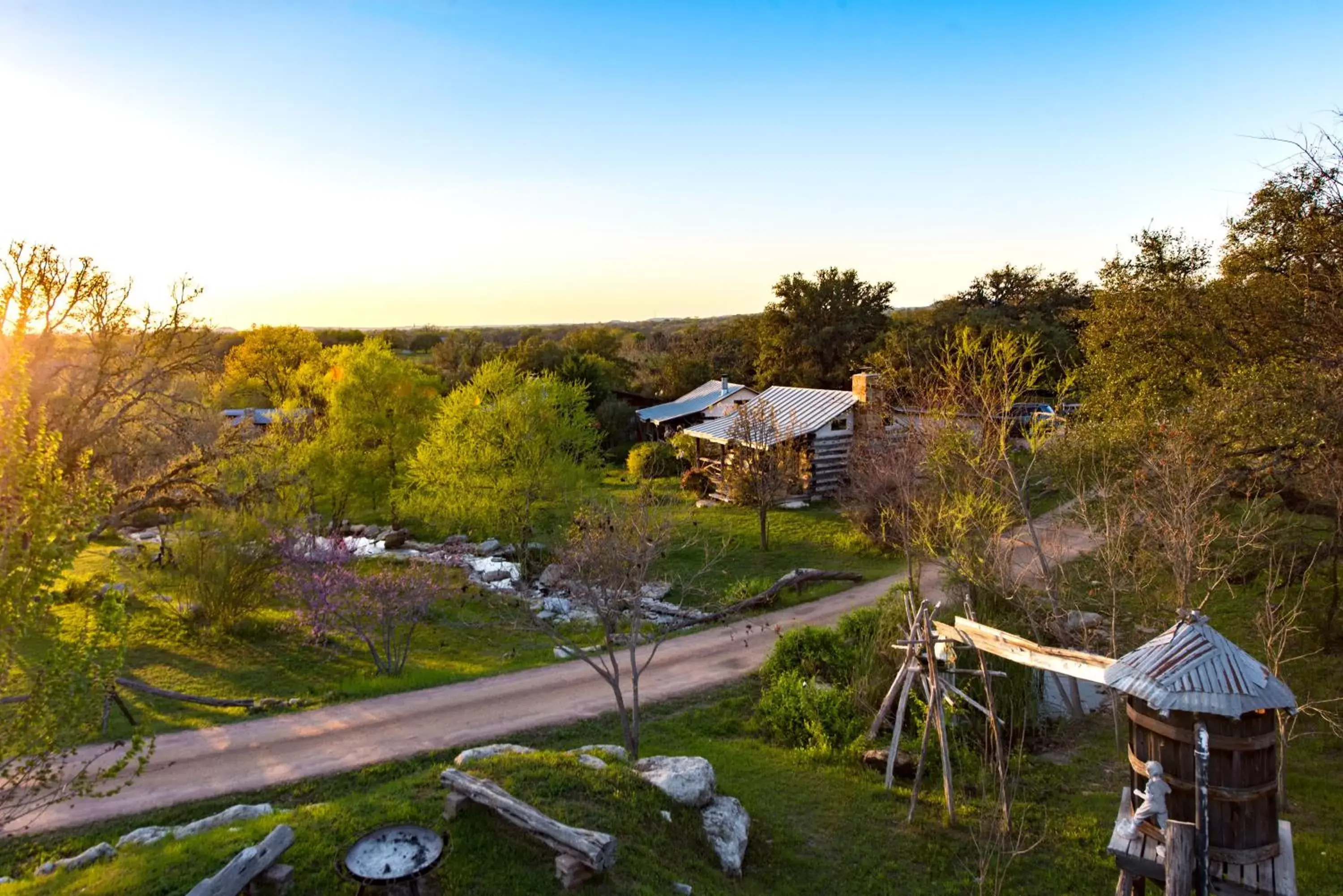 Natural landscape in Barons CreekSide Resort