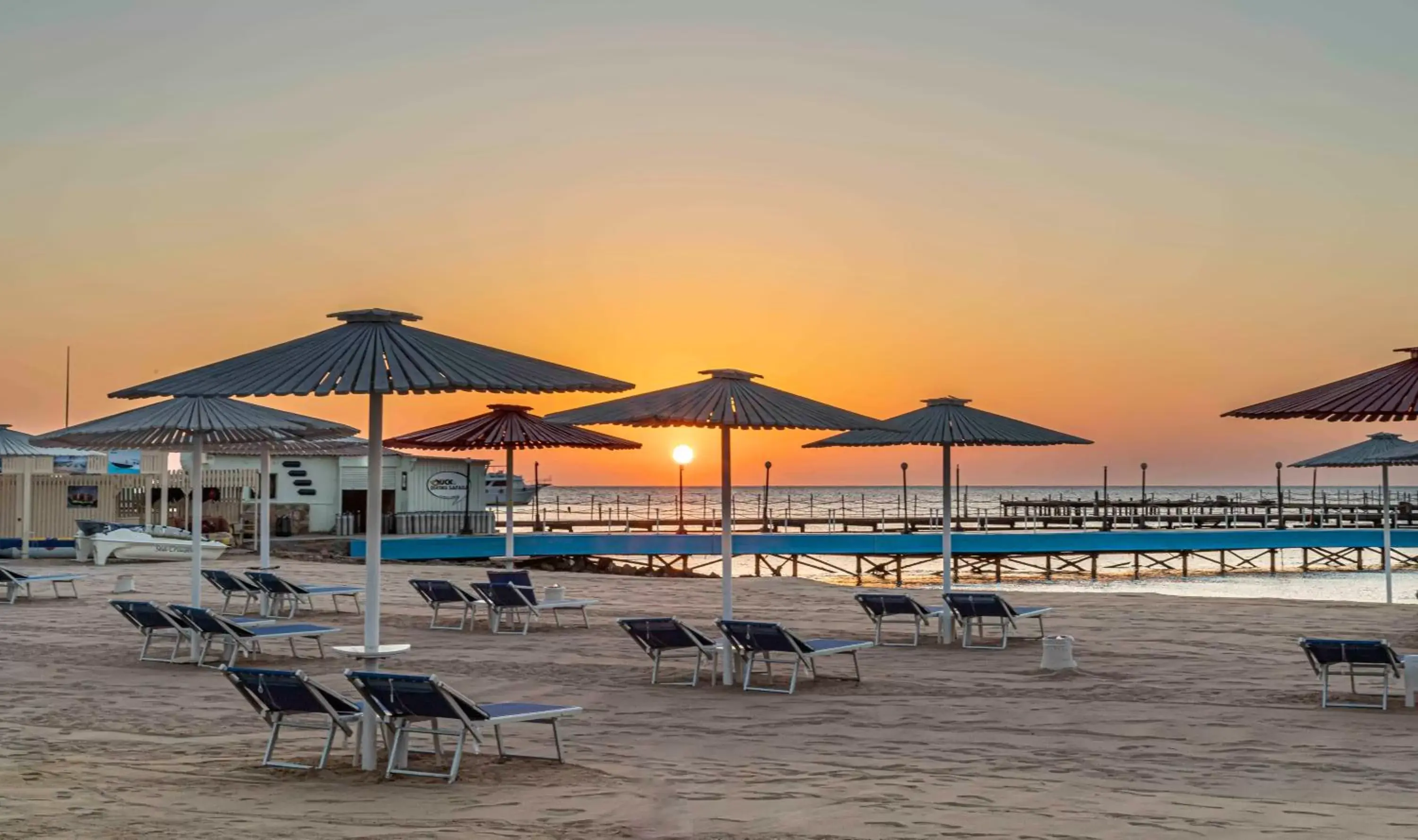 Beach in Amarina Abu Soma Resort & Aquapark