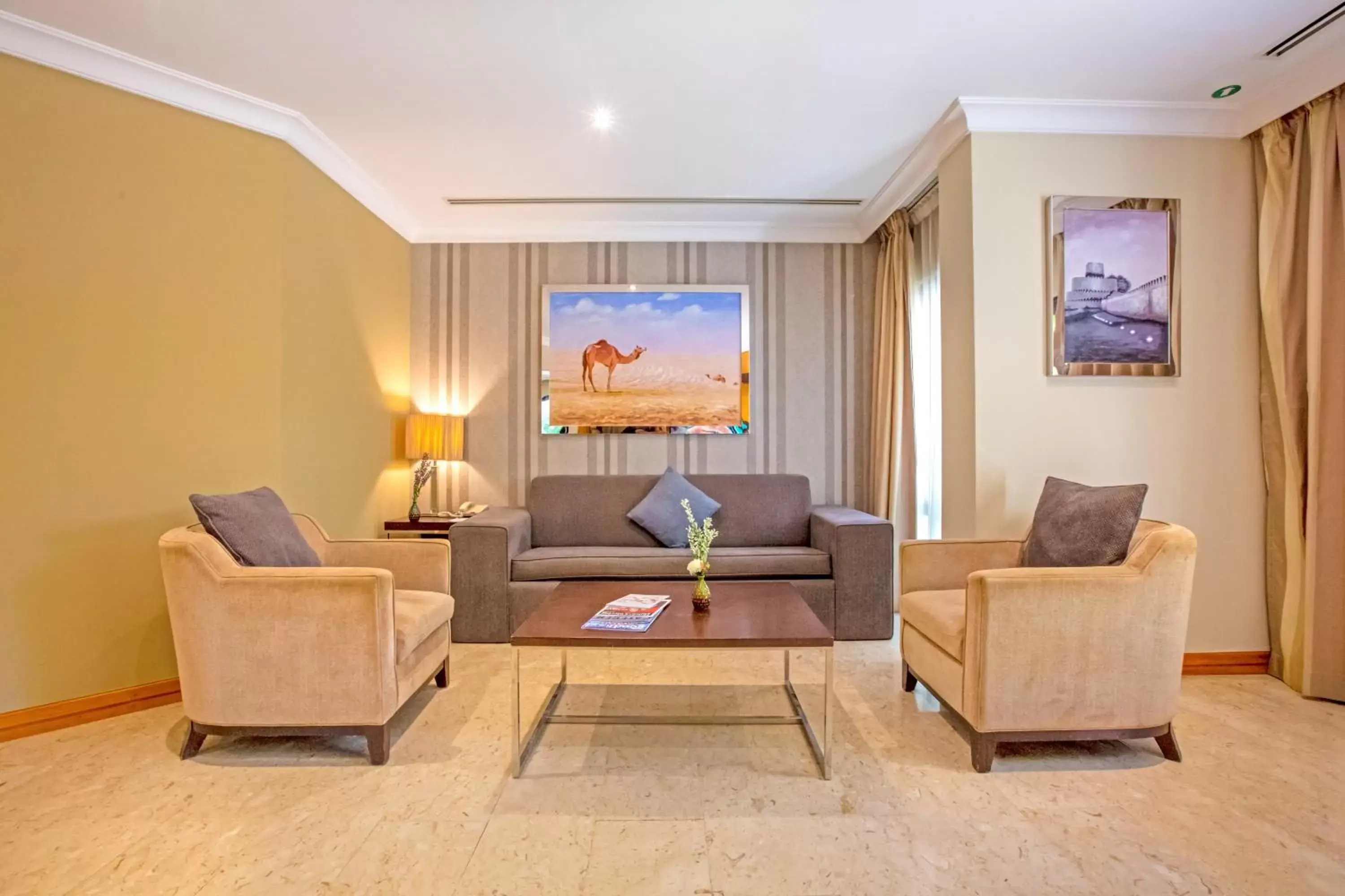 Living room, Seating Area in Dubai Marine Beach Resort & Spa