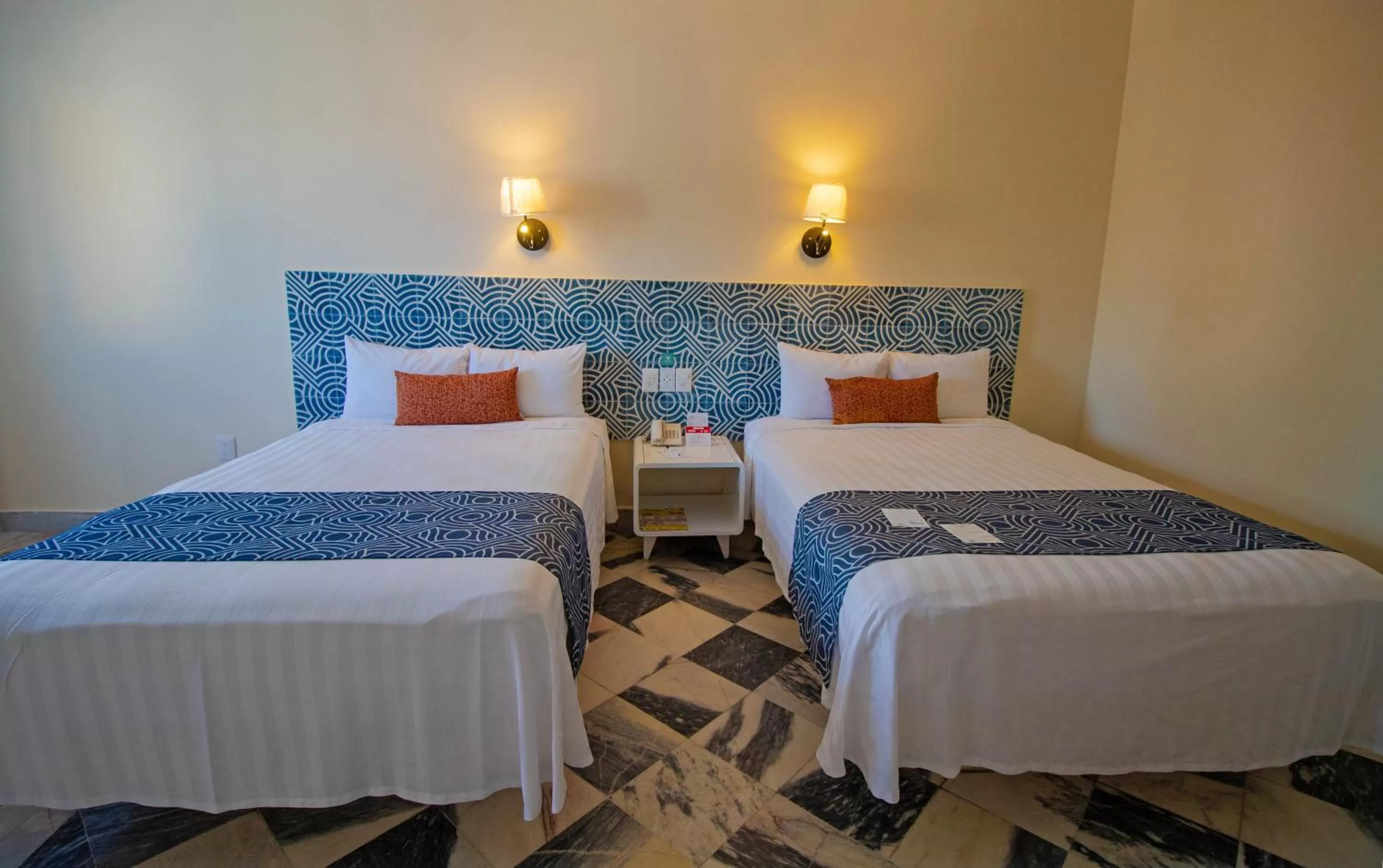 Double Room with Two Double Beds Mountain View in Oceano Palace