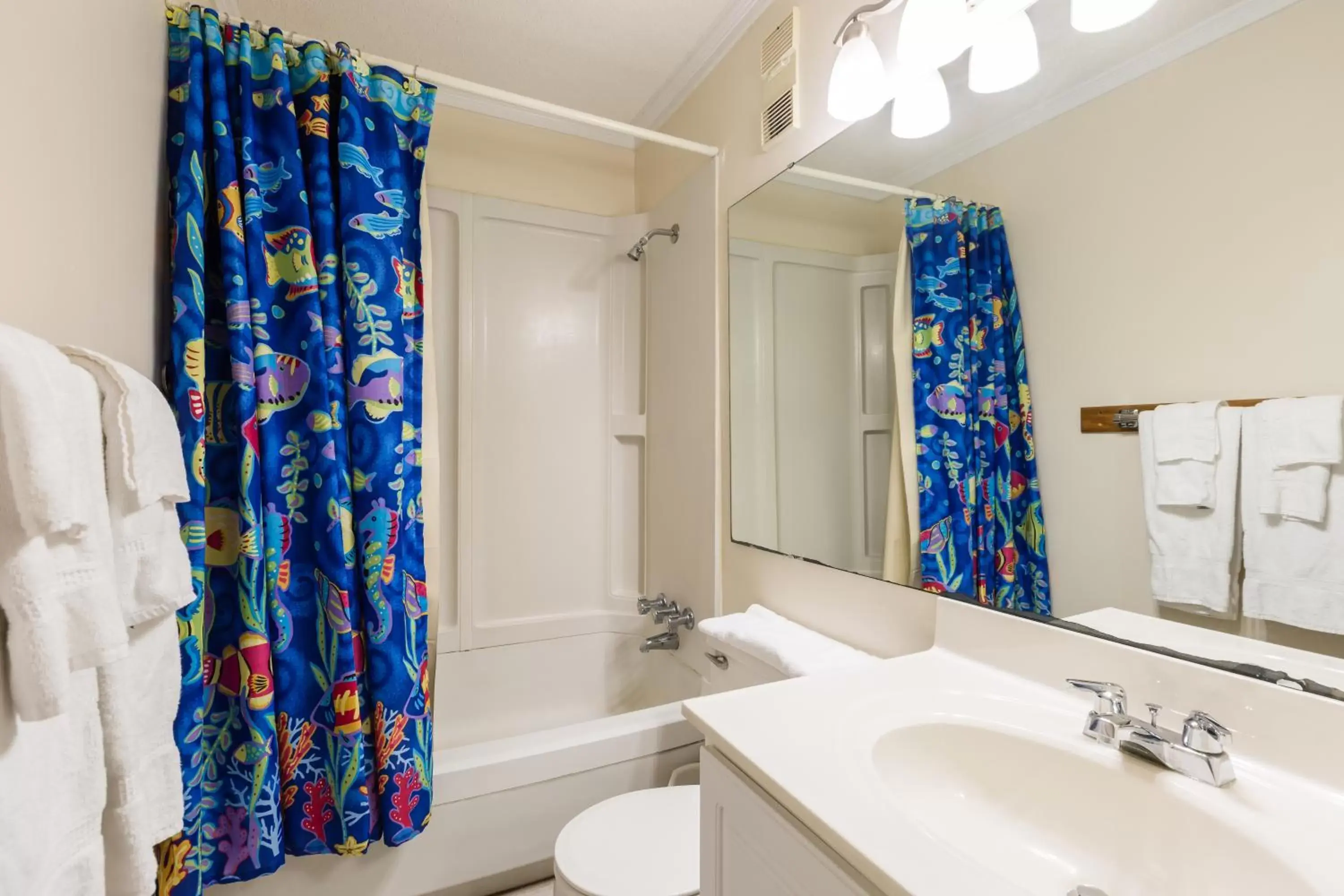 Bathroom in A Place at the Beach by Capital Vacations