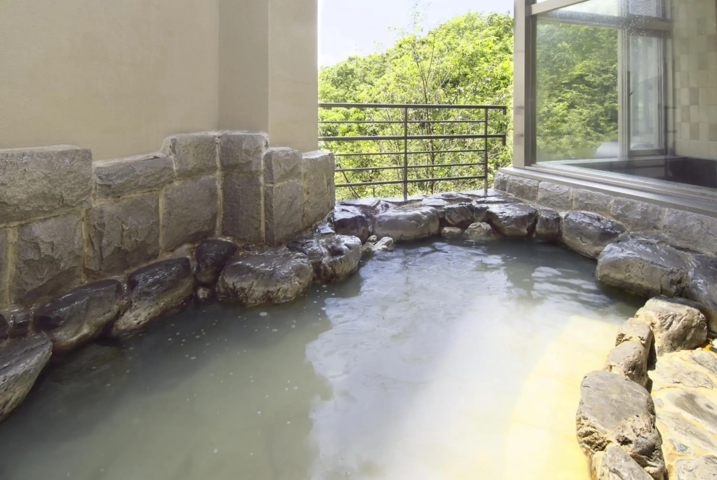 Hot Spring Bath in Hotel Laforet Nasu