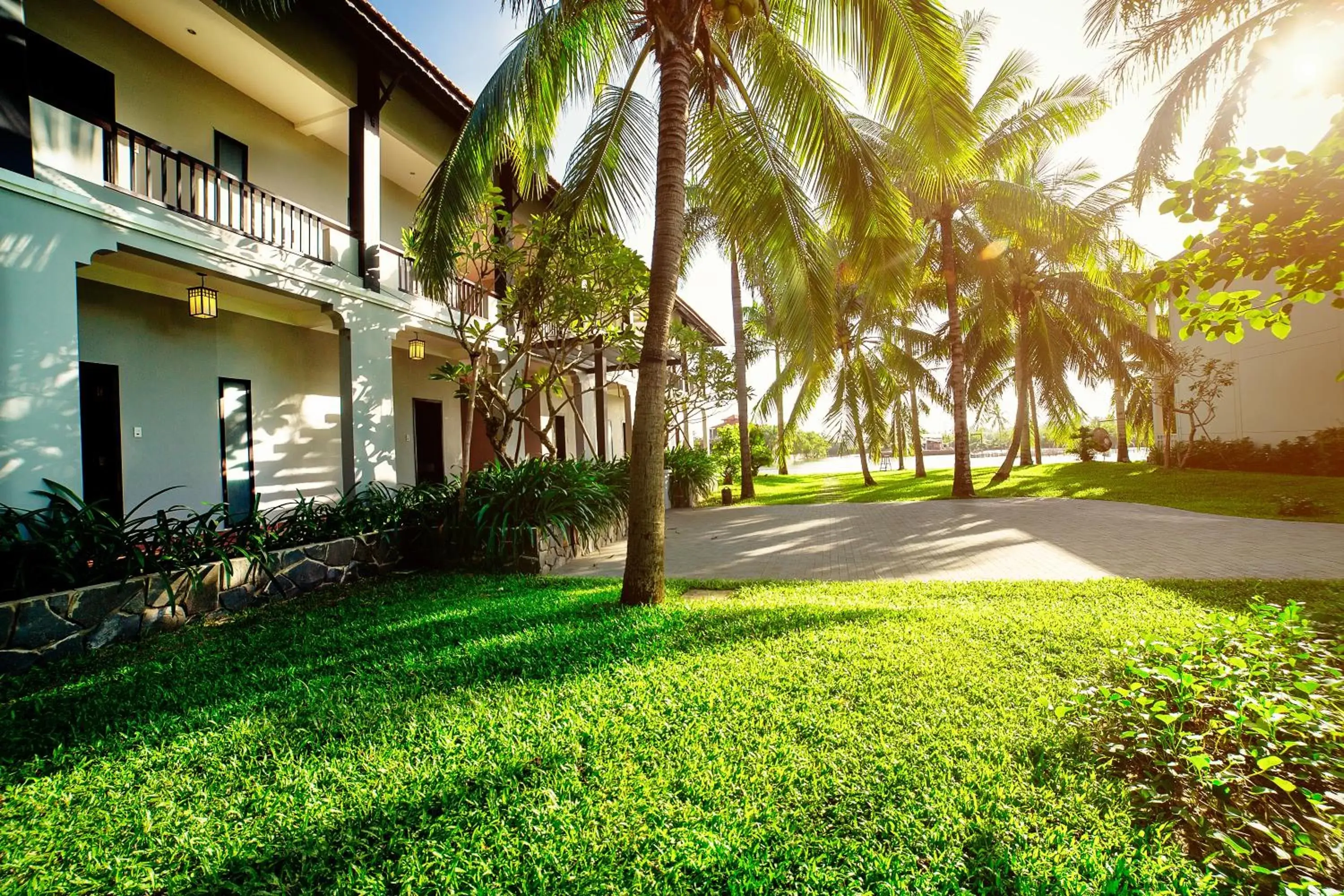 Property building, Garden in Hoi An Beach Resort