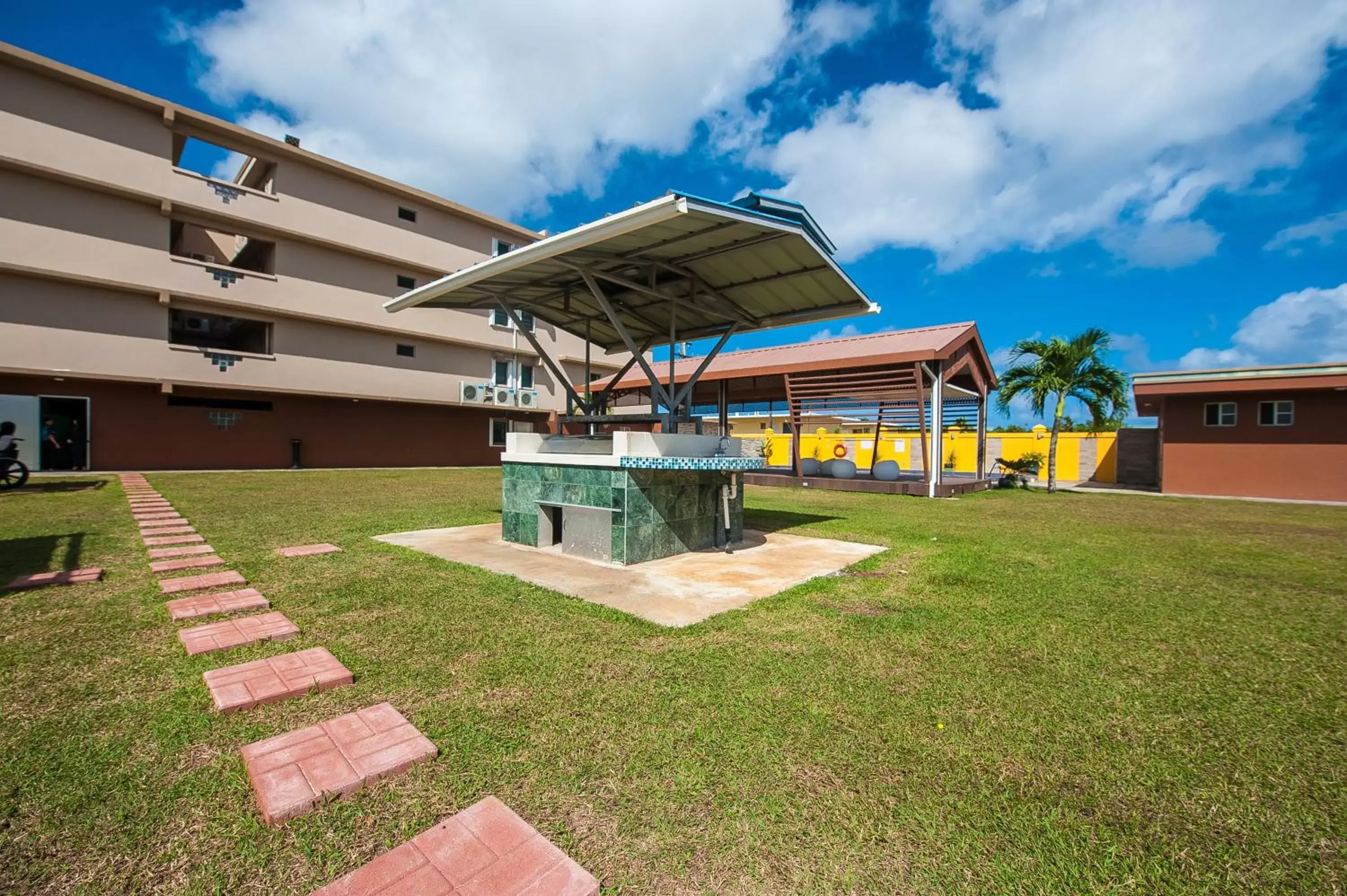 BBQ facilities, Property Building in Wyndham Garden Guam