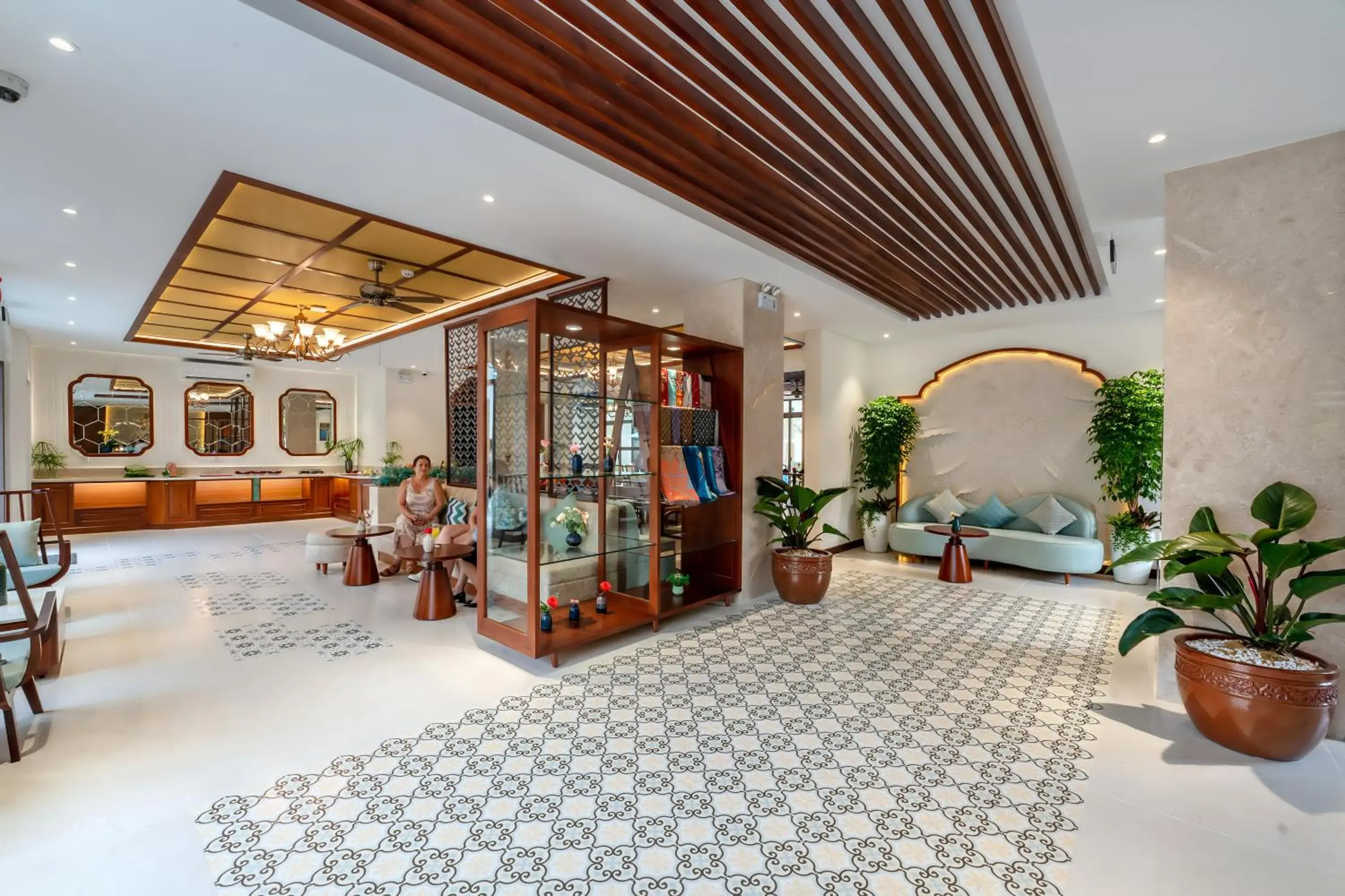 Living room, Lobby/Reception in Amina Lantana Hoi An Hotel & Spa