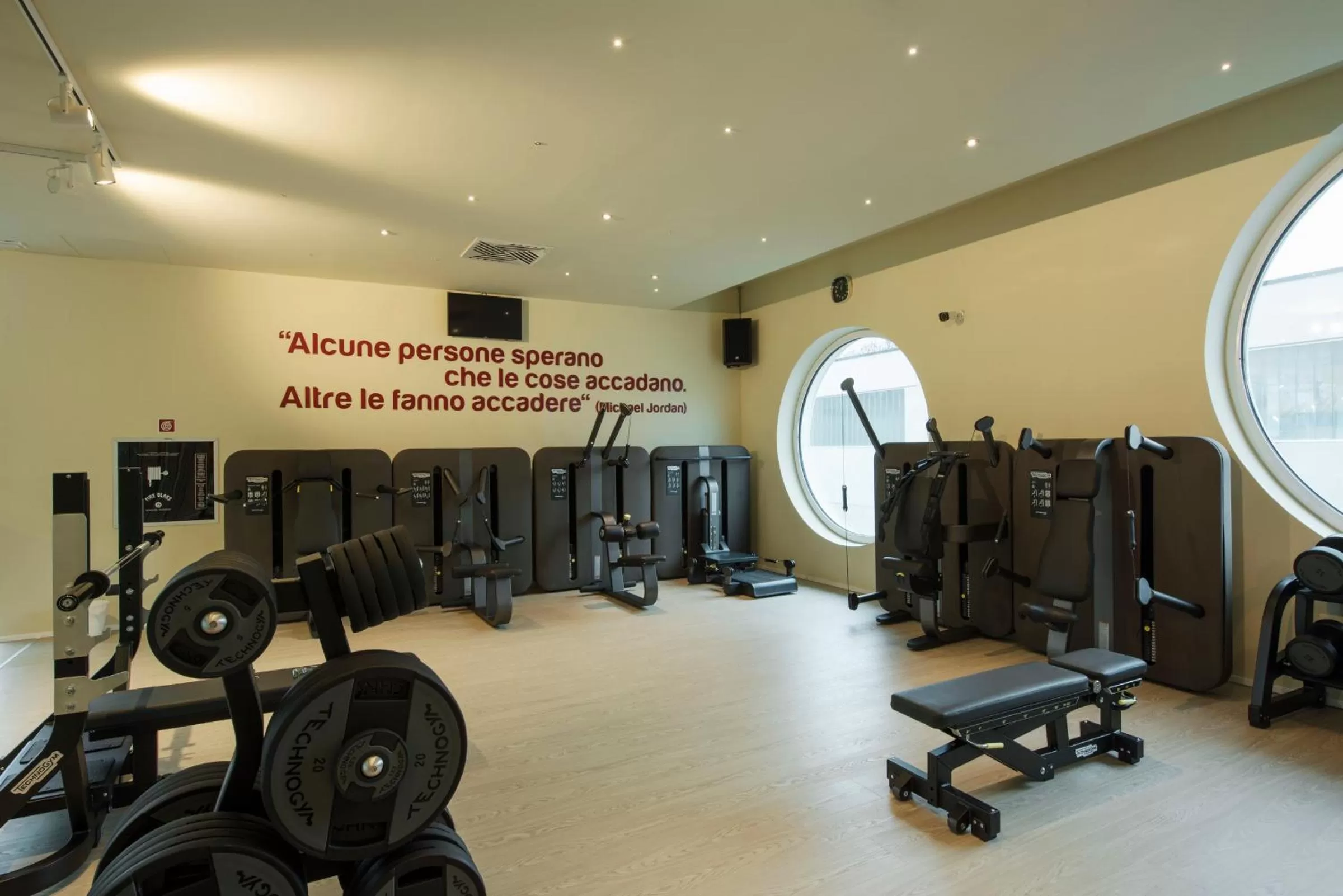Fitness centre/facilities in Hotel Villa Glicini