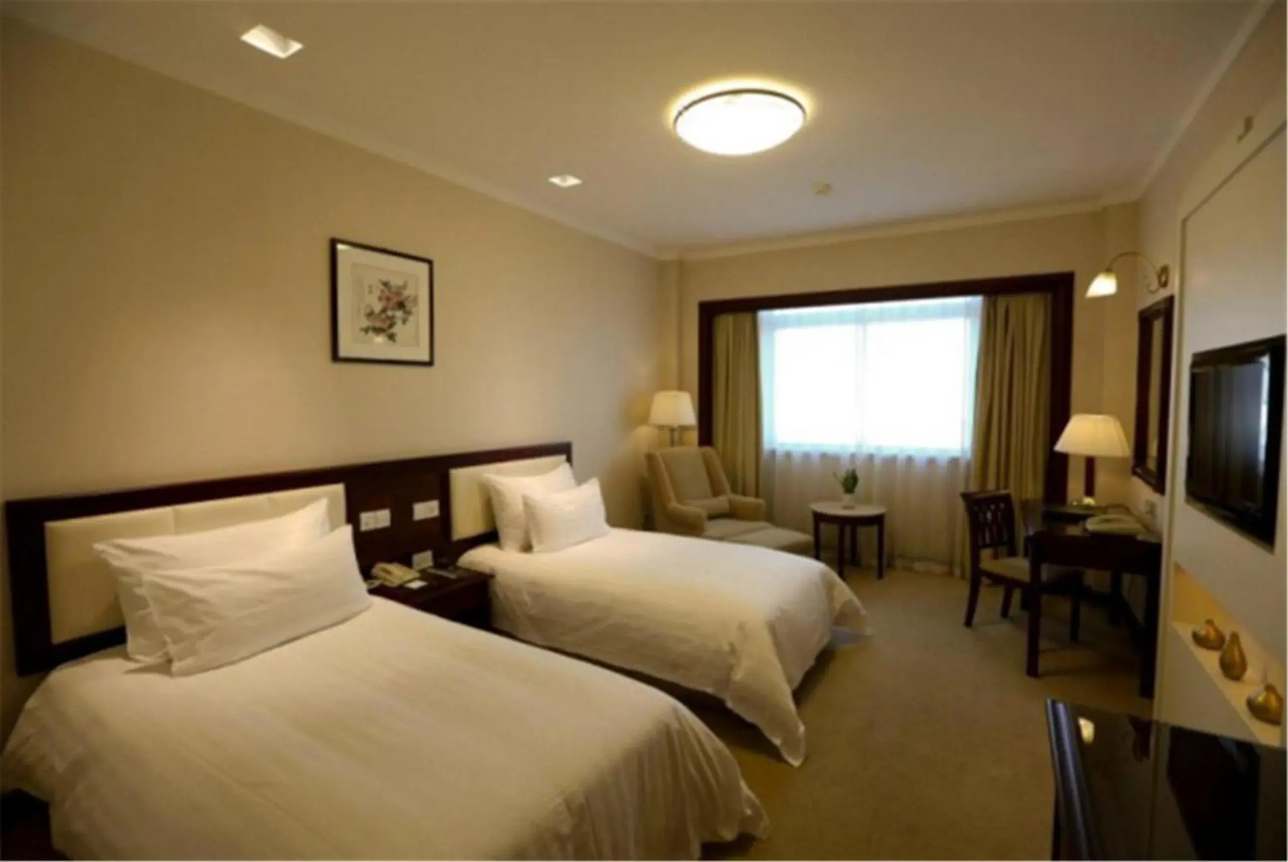 Bed in Ying Yuan Hotel