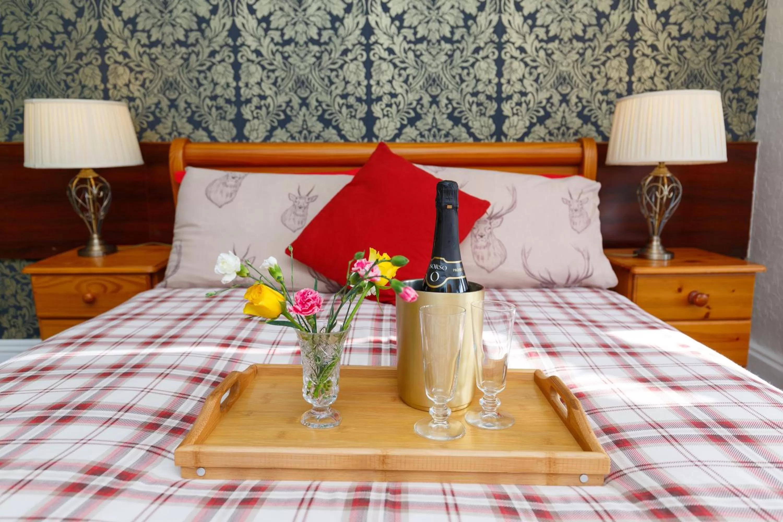 Bed in Castle Walk Bed & Breakfast