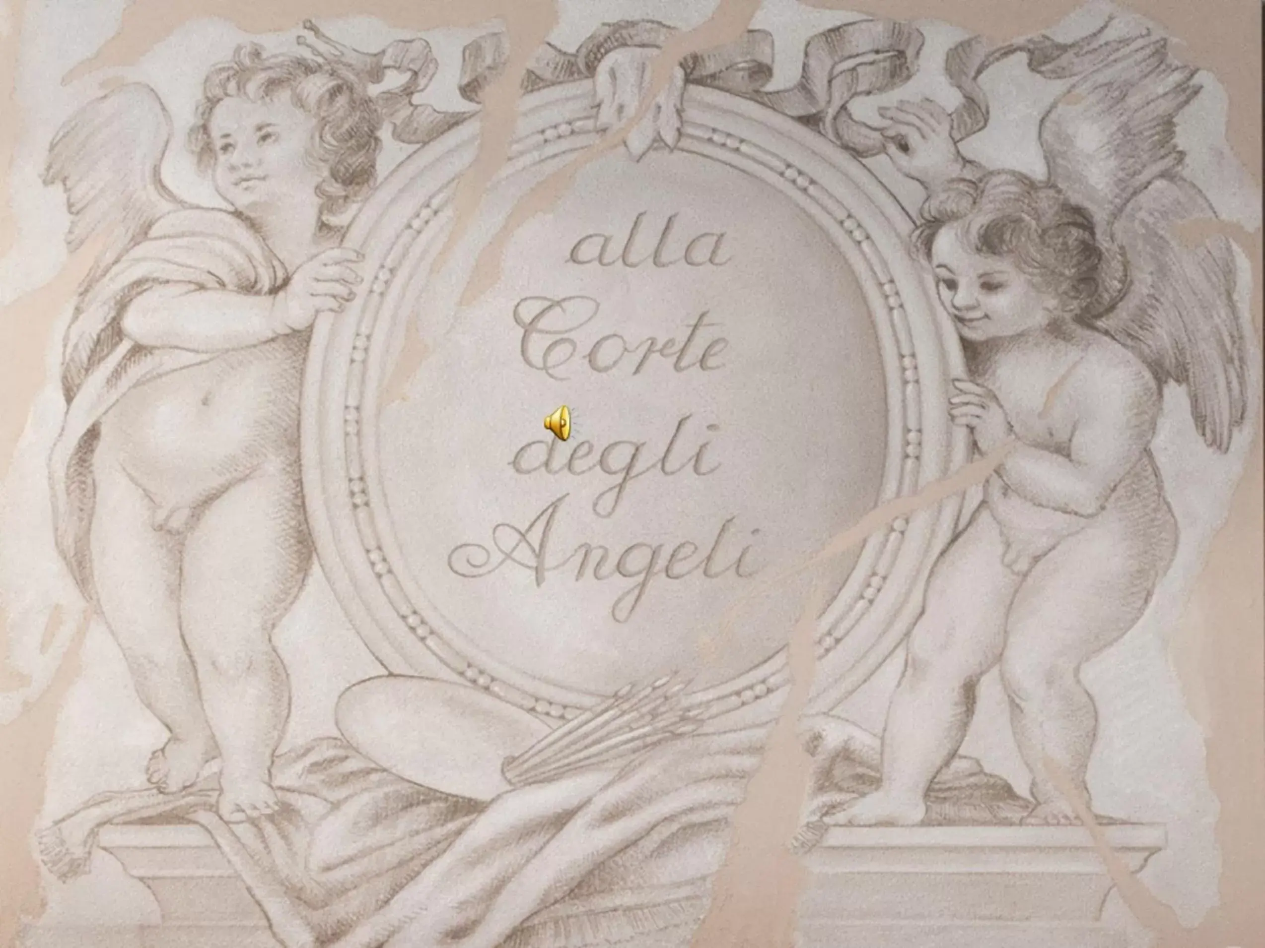 Decorative detail in Hotel Alla Corte degli Angeli