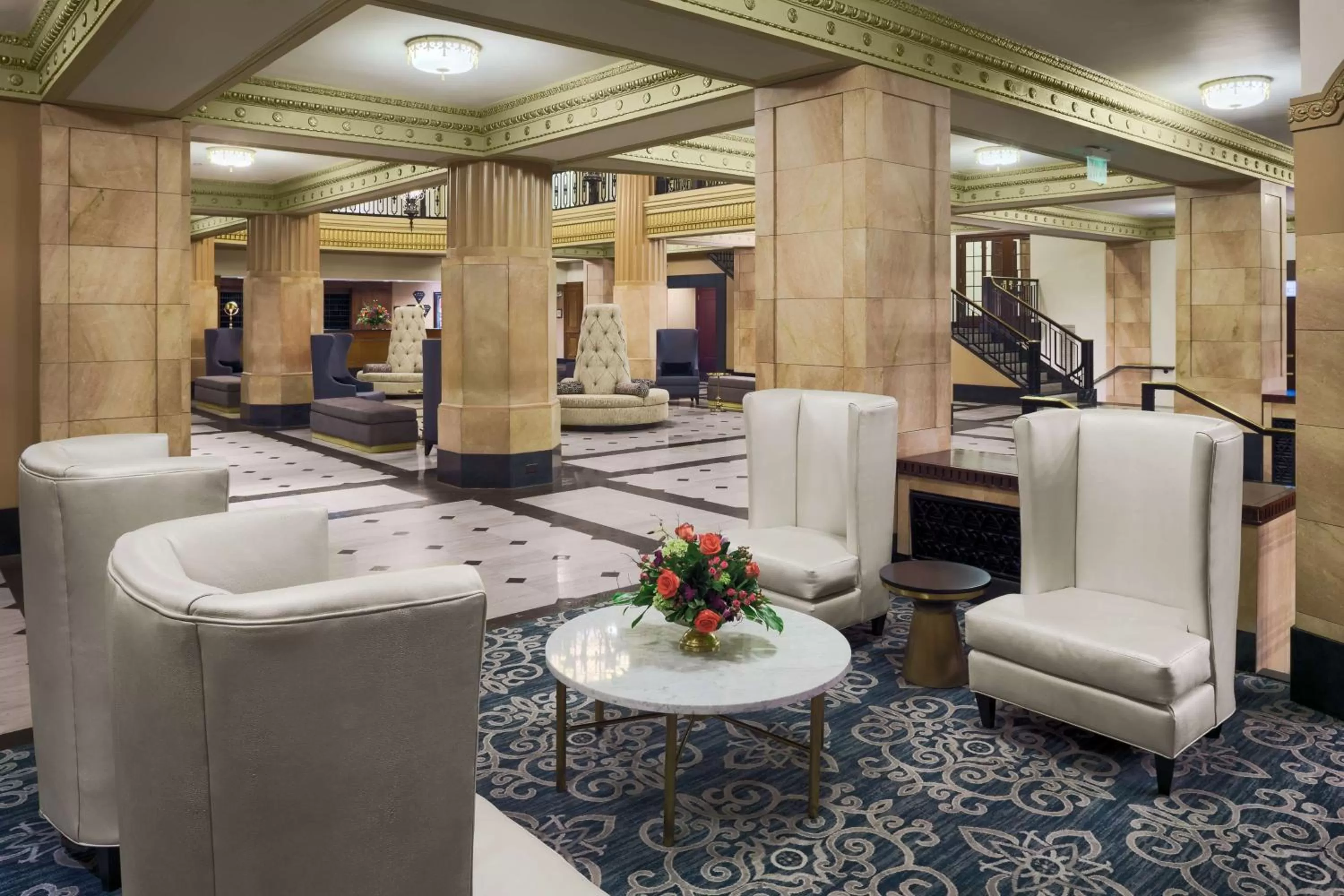 Lobby or reception in Hilton President Kansas City