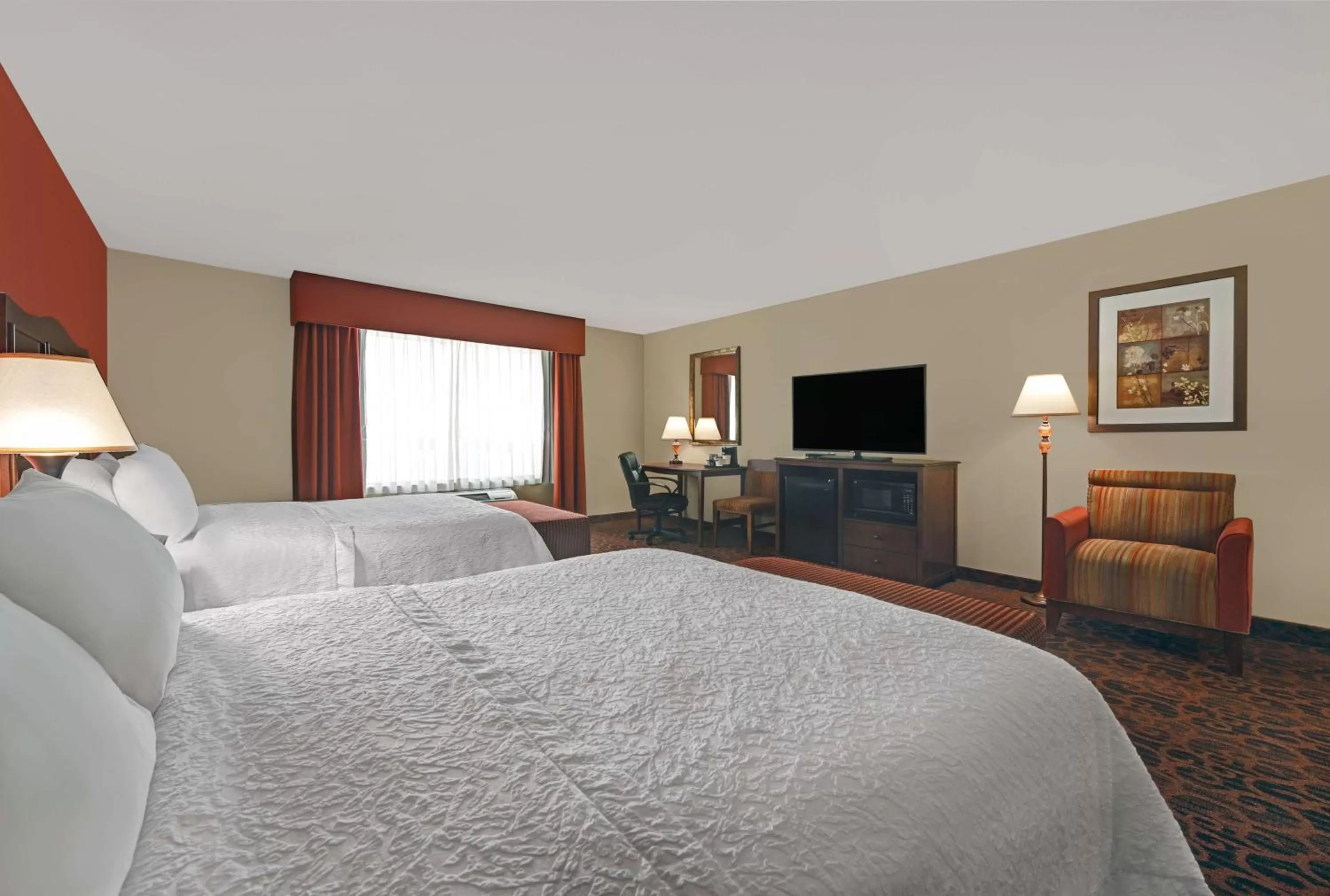 Bed in Hampton Inn Lordsburg