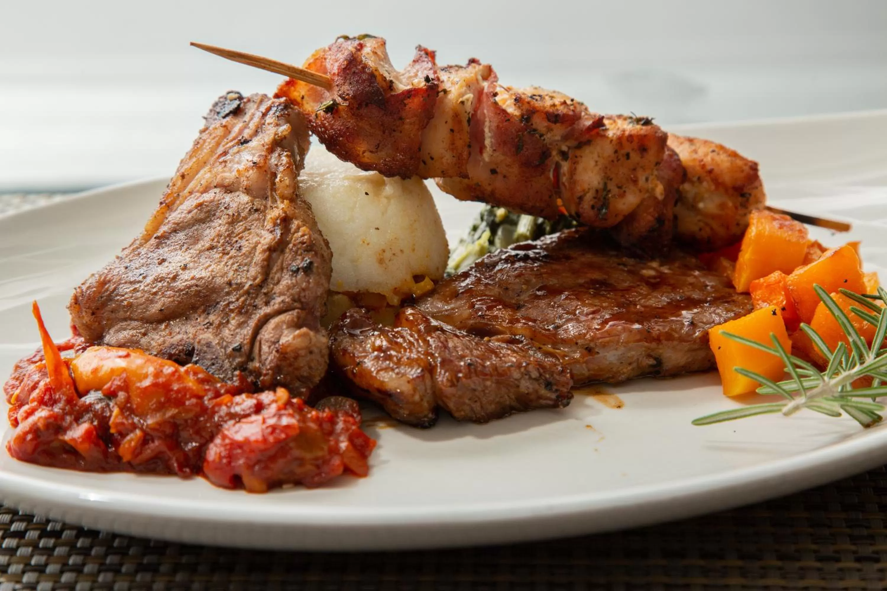 Food close-up in Fancourt Hotel