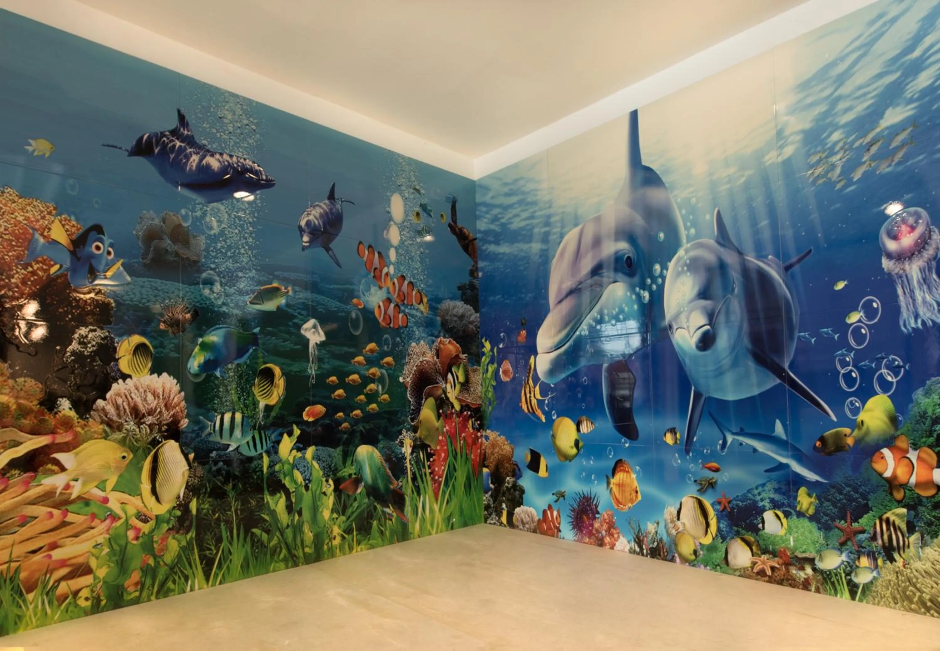 Decorative detail in Dolphin Hotel, Chow Kit Kuala Lumpur