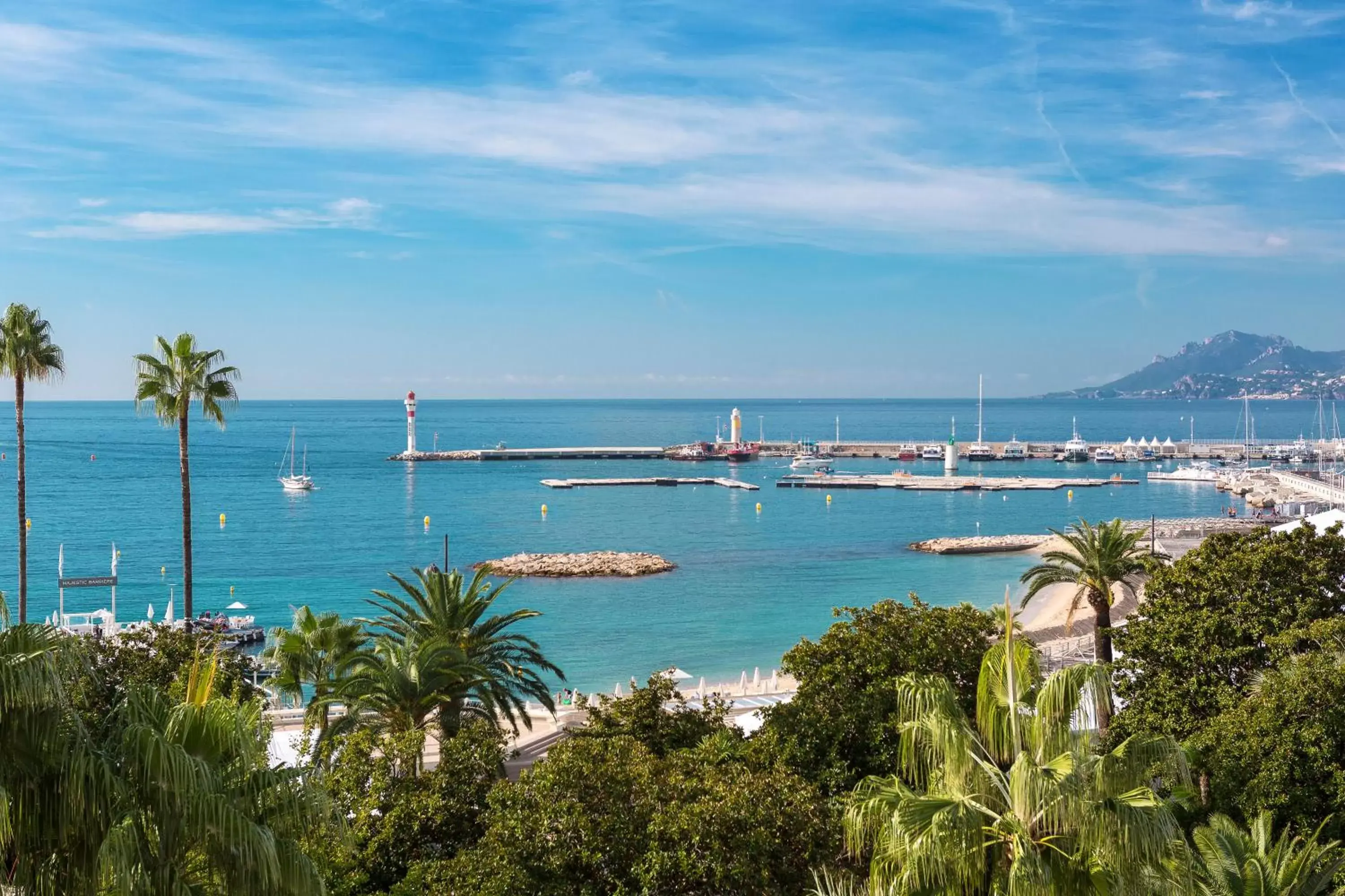 View (from property/room), Sea View in Hôtel Barrière Le Majestic Cannes