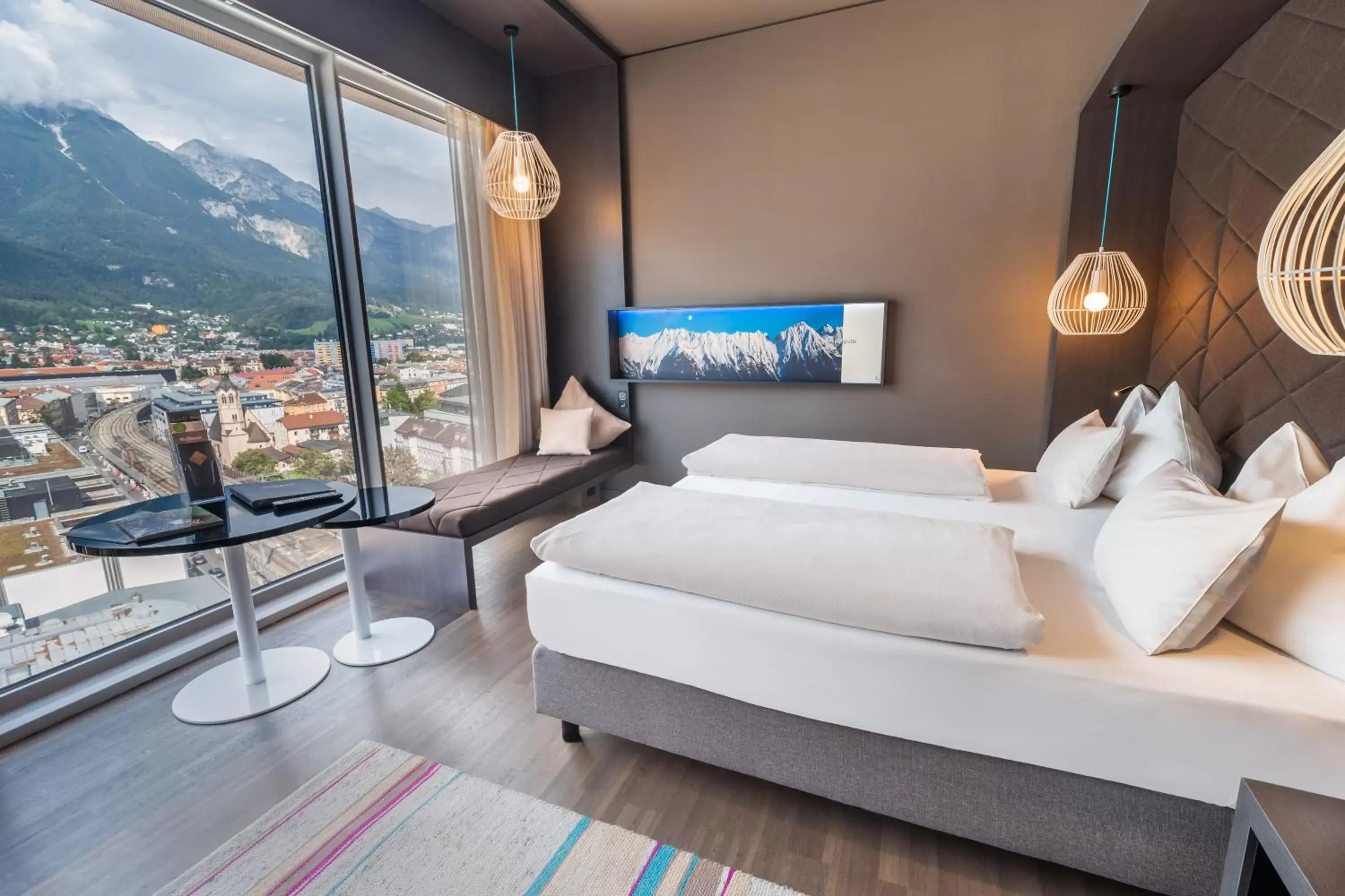 Mountain view in aDLERS Hotel Innsbruck