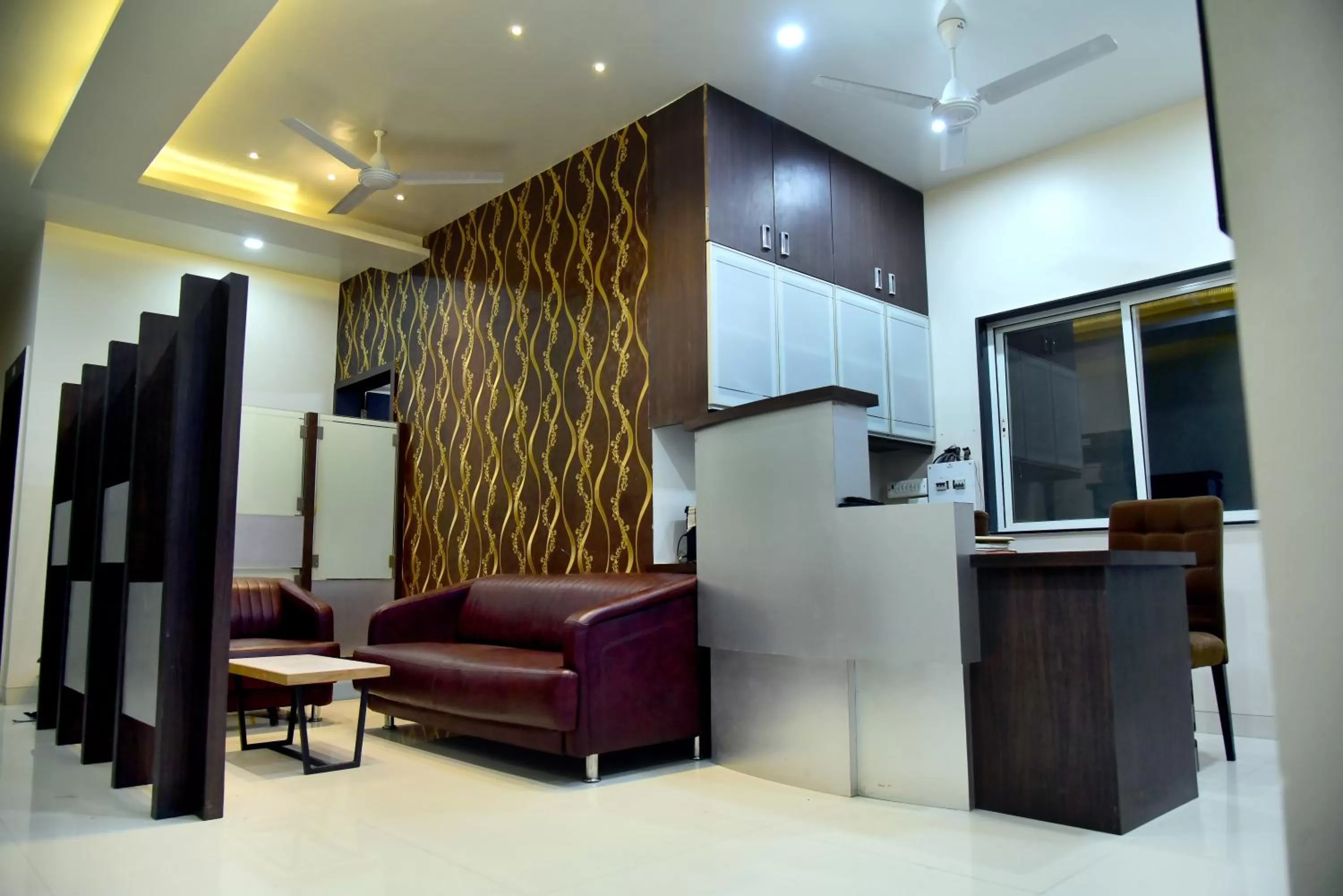 Lobby or reception in Hotel Pushpak