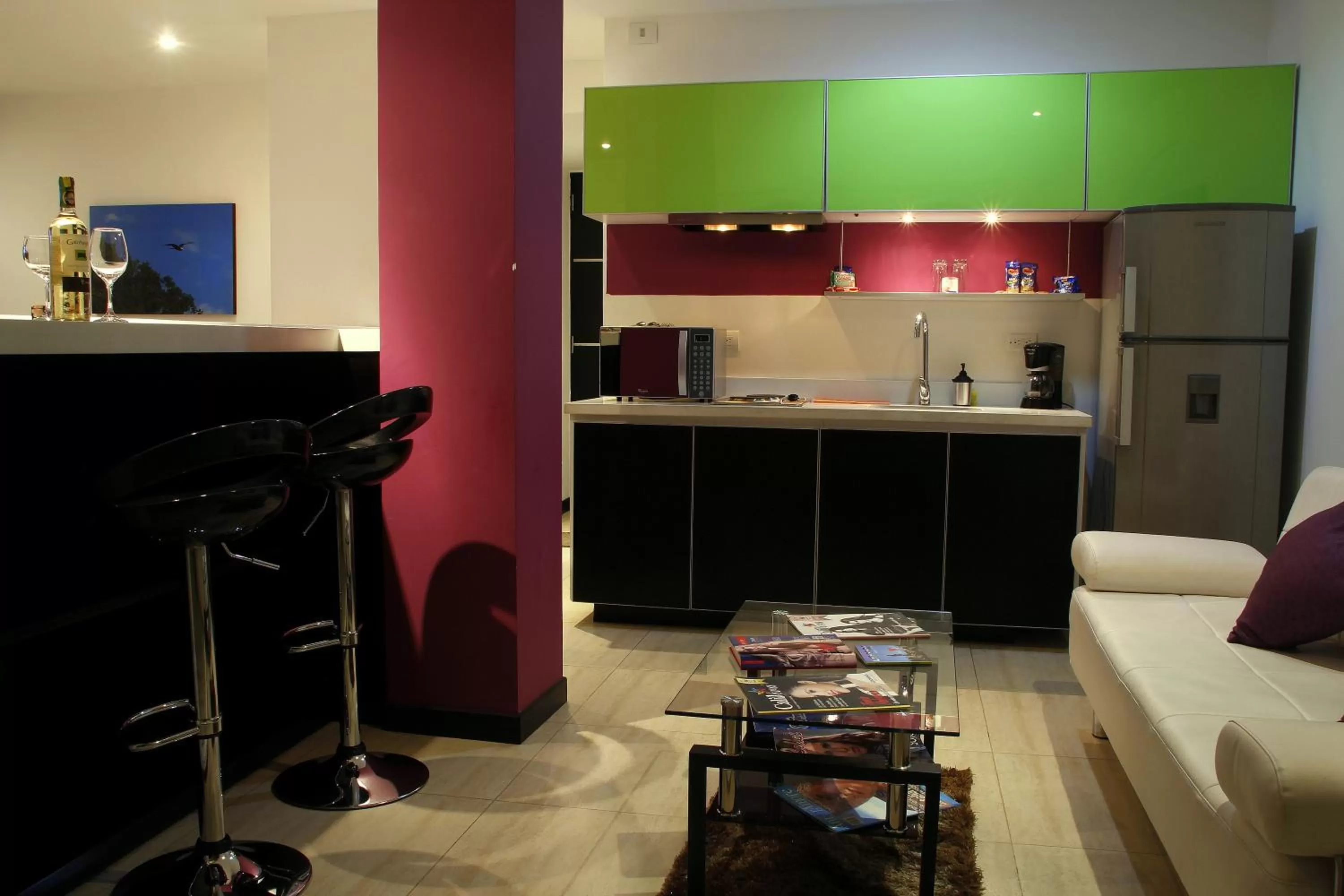 Kitchen or kitchenette in Aqua Granada Hotel