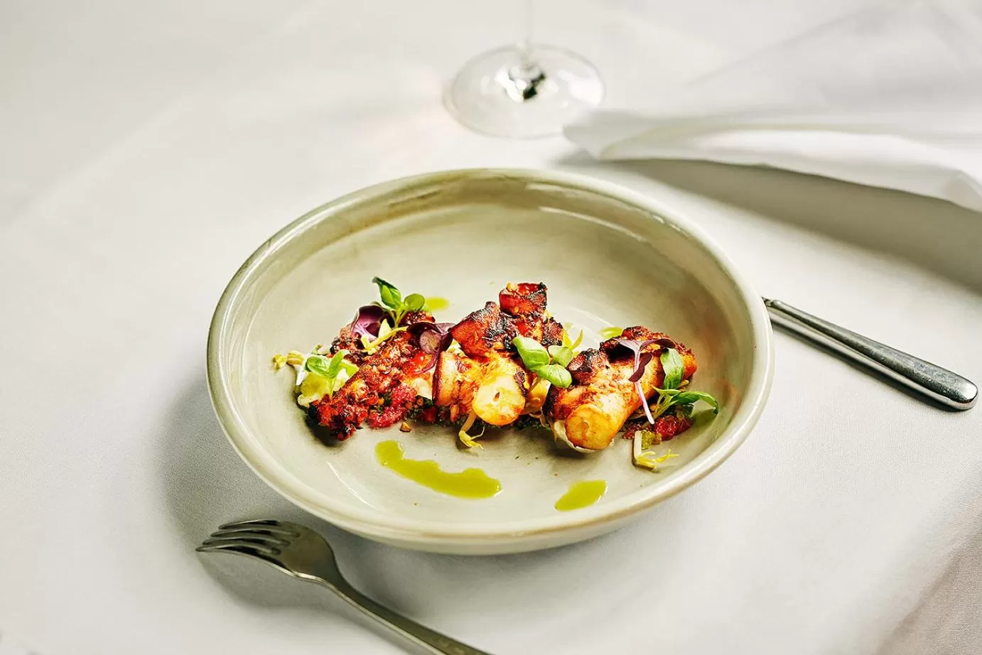 Food close-up in Chateau Yering