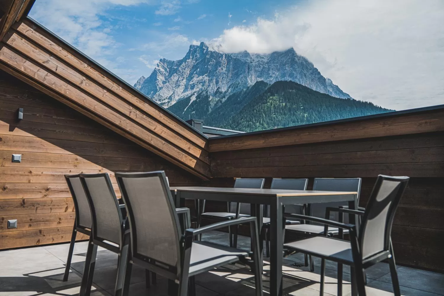 Balcony/Terrace, Mountain View in PURE Resort Ehrwald