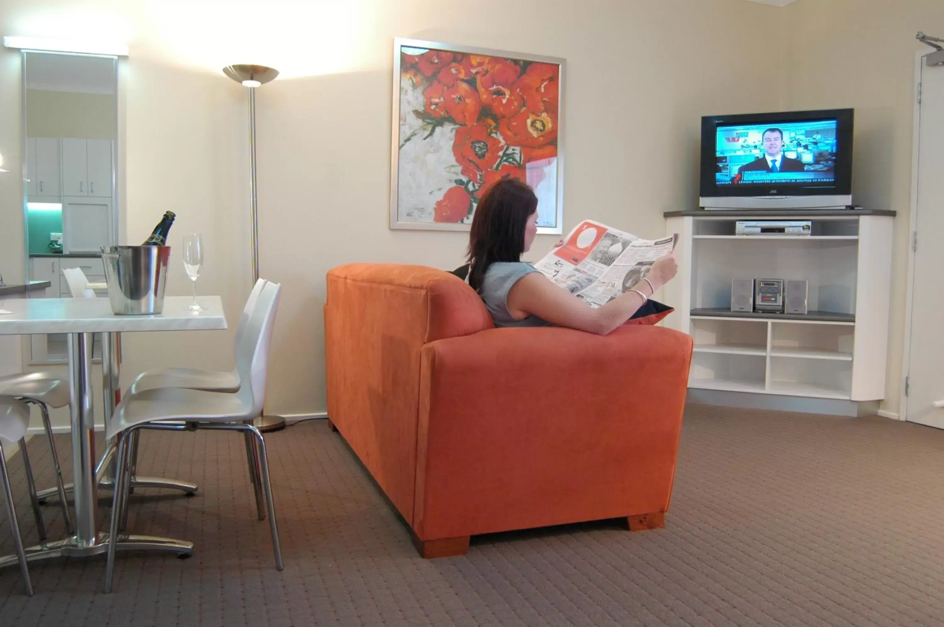 Guests, Seating Area in McLaren Vale Motel & Apartments