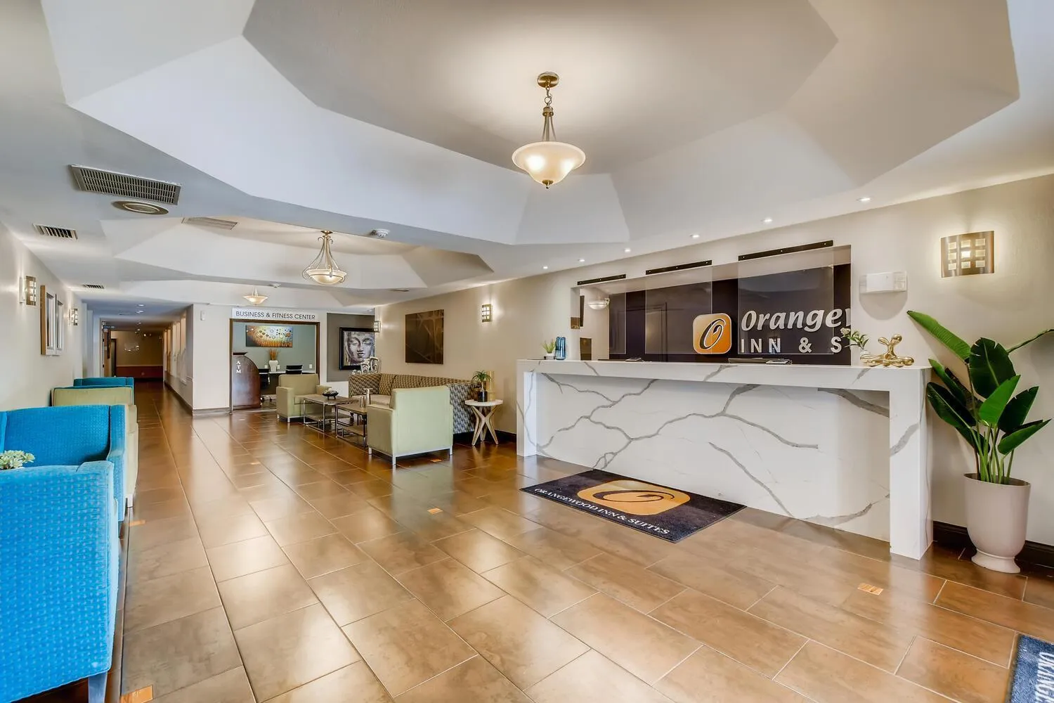 Lobby or reception in Orangewood Inn and Suites Midtown