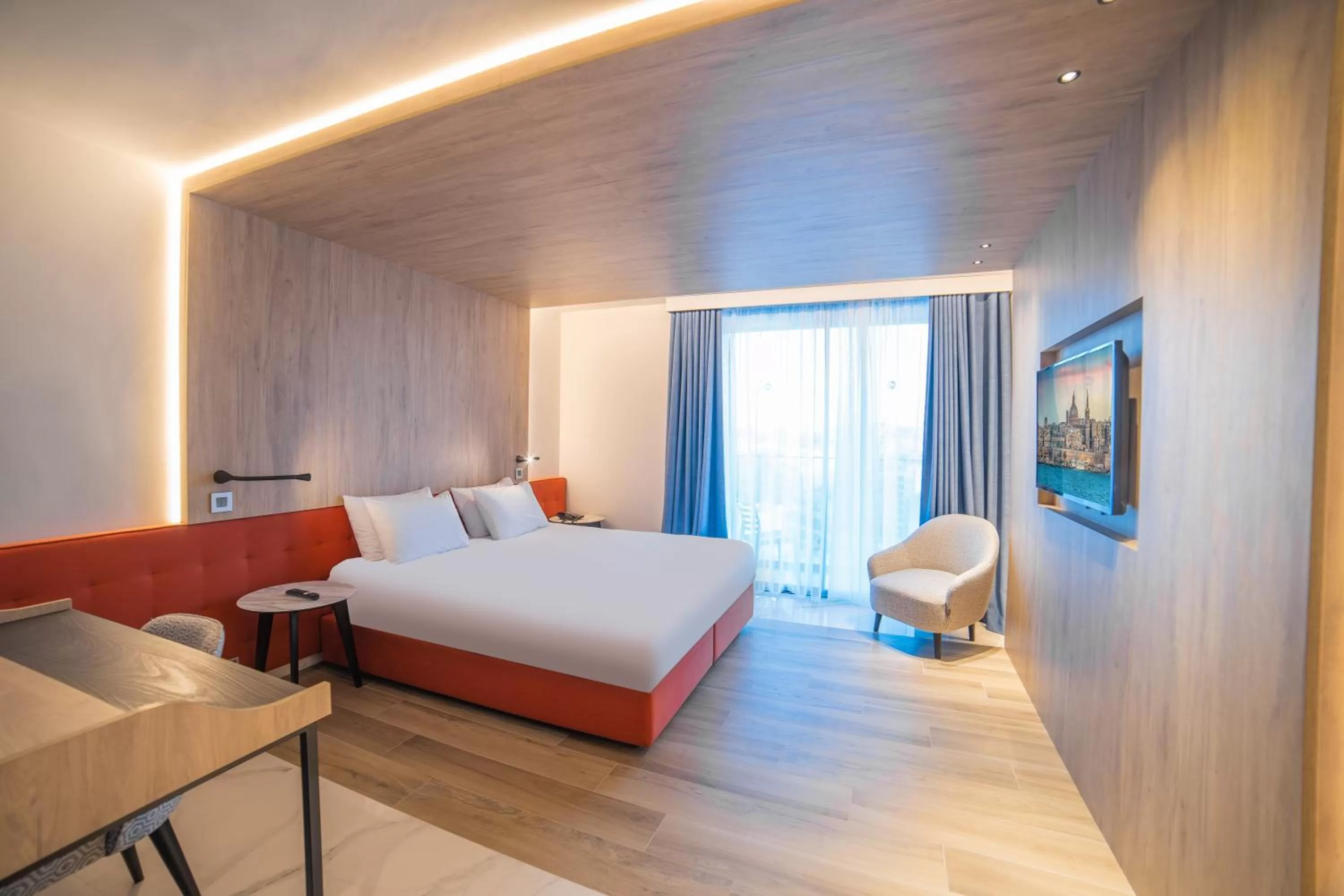 Bed in Mercure St. Julian's Malta