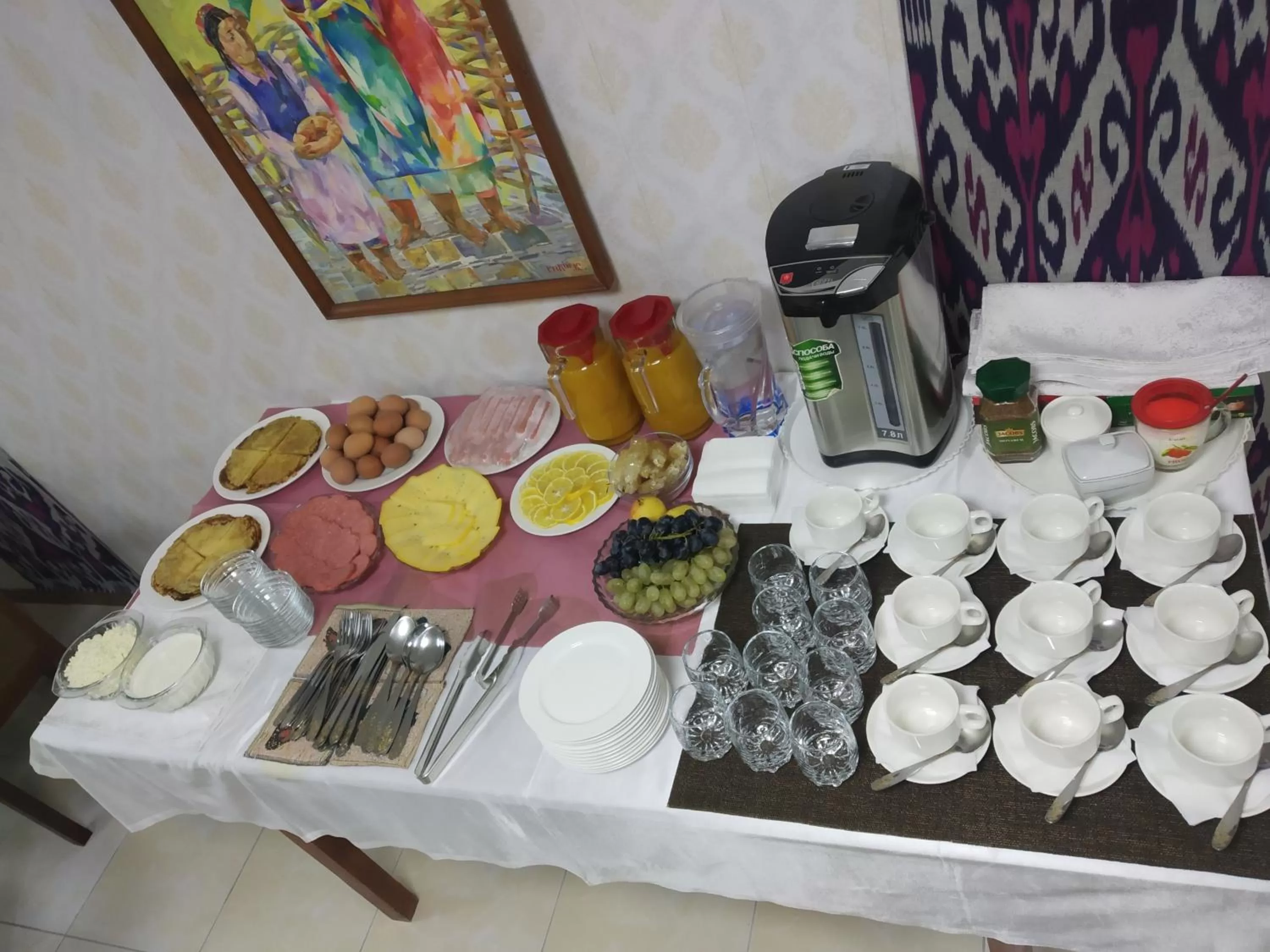 Food in Hotel Vardonze