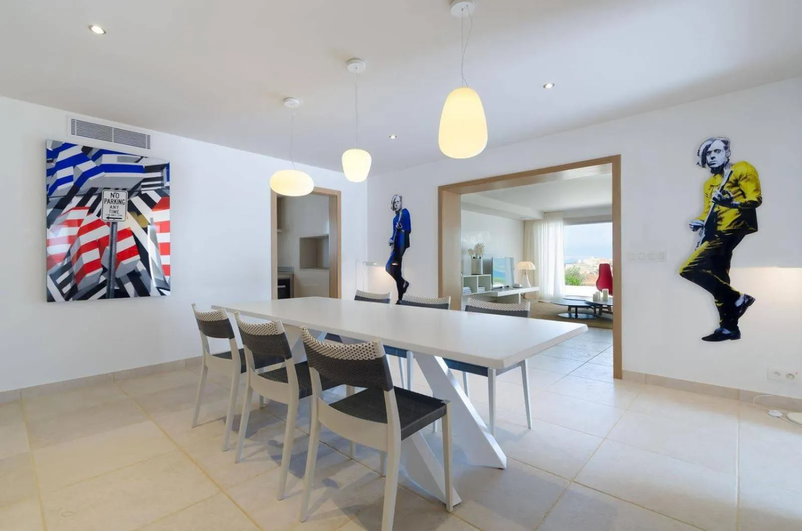 Decorative detail in La Villa Calvi