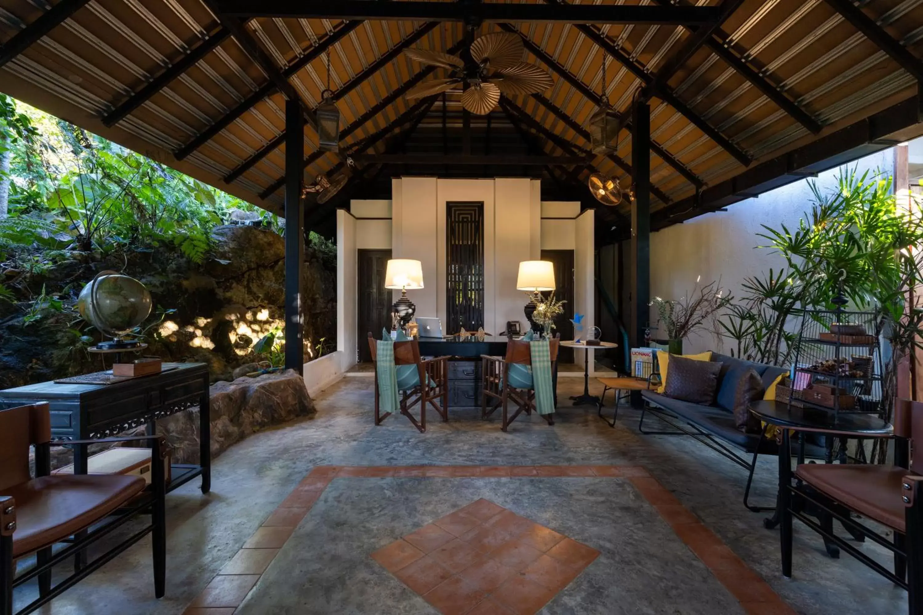 Lobby or reception in Kachonghills Tented Resort Trang Lobby or reception in Kachonghills Tented Resort Trang