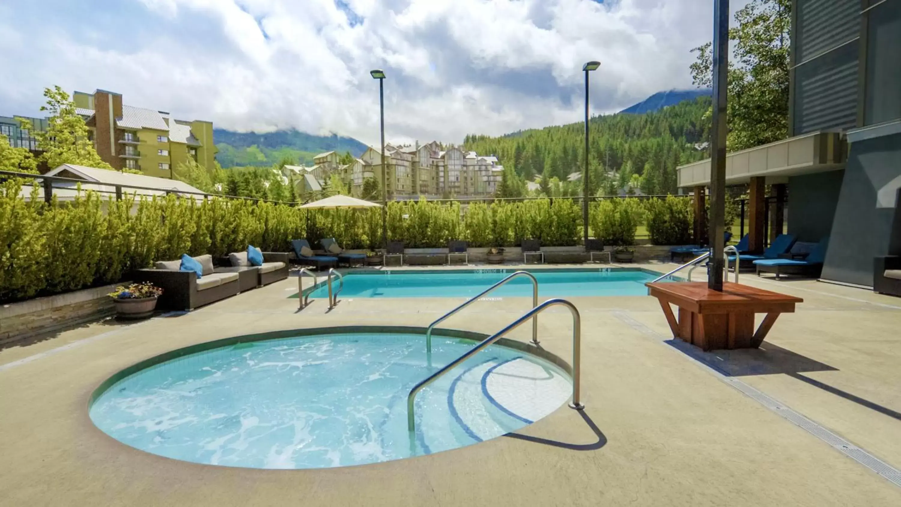 Hot Tub, Swimming Pool in Aava Whistler Hotel