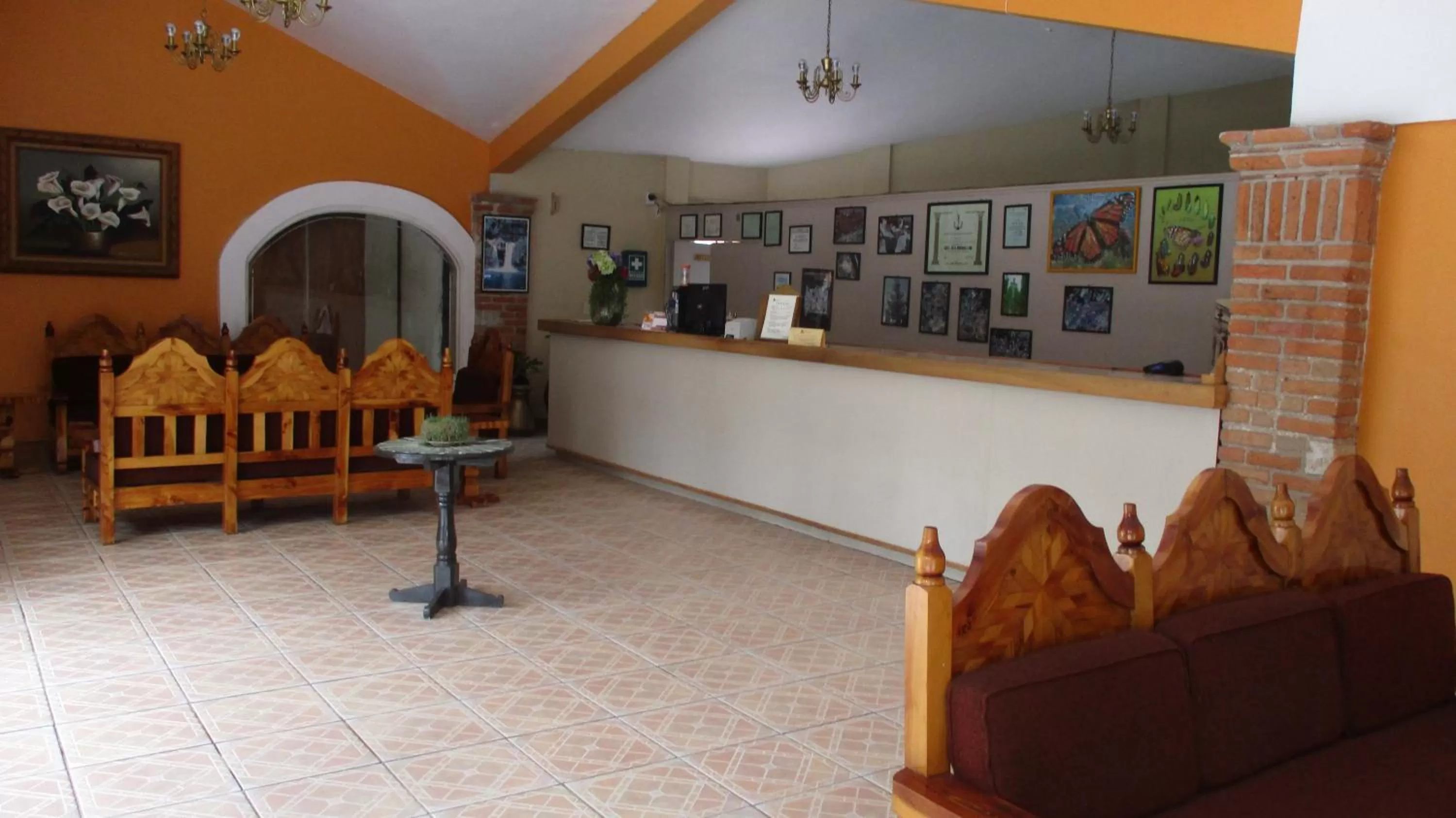 Lobby or reception in Hotel Villa Monarca Inn