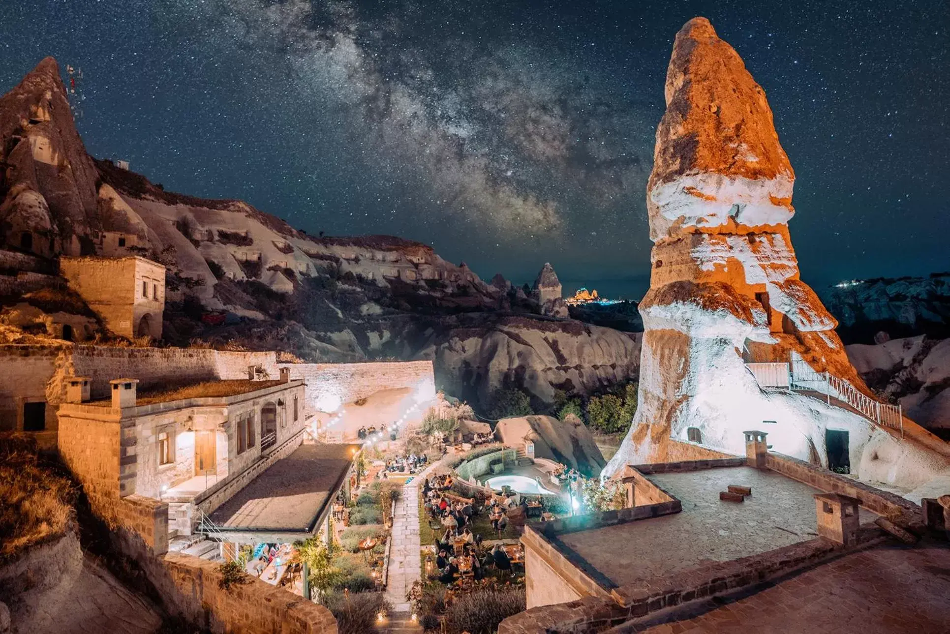 Evening entertainment in Aza Cave Cappadocia