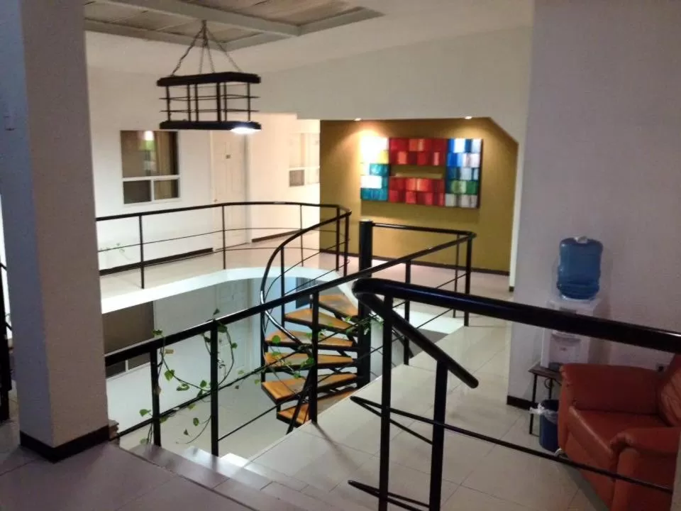 Lobby or reception in Hotel Santa Cruz