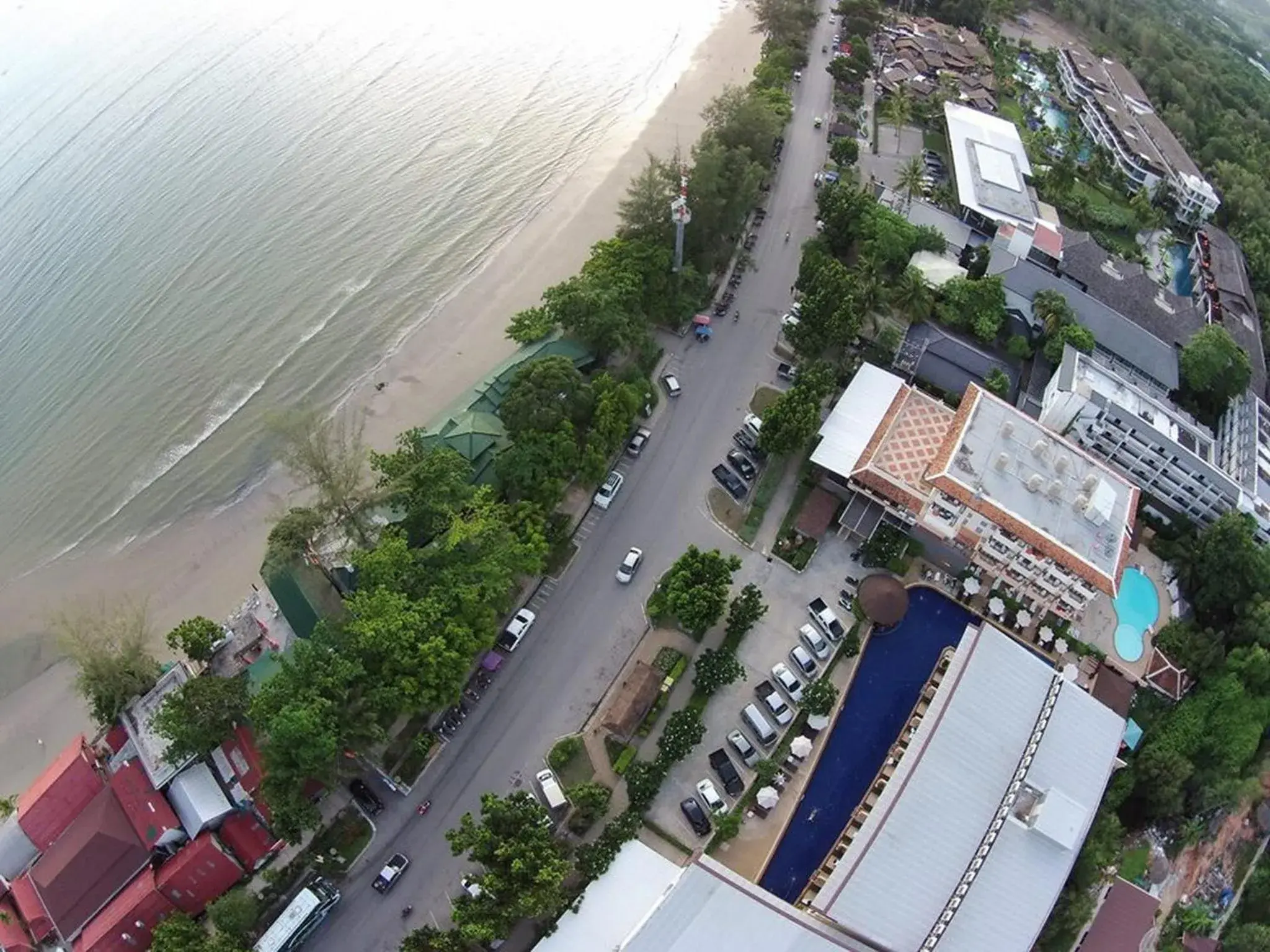 Bird's eye view, Bird's-eye View in Srisuksant Resort