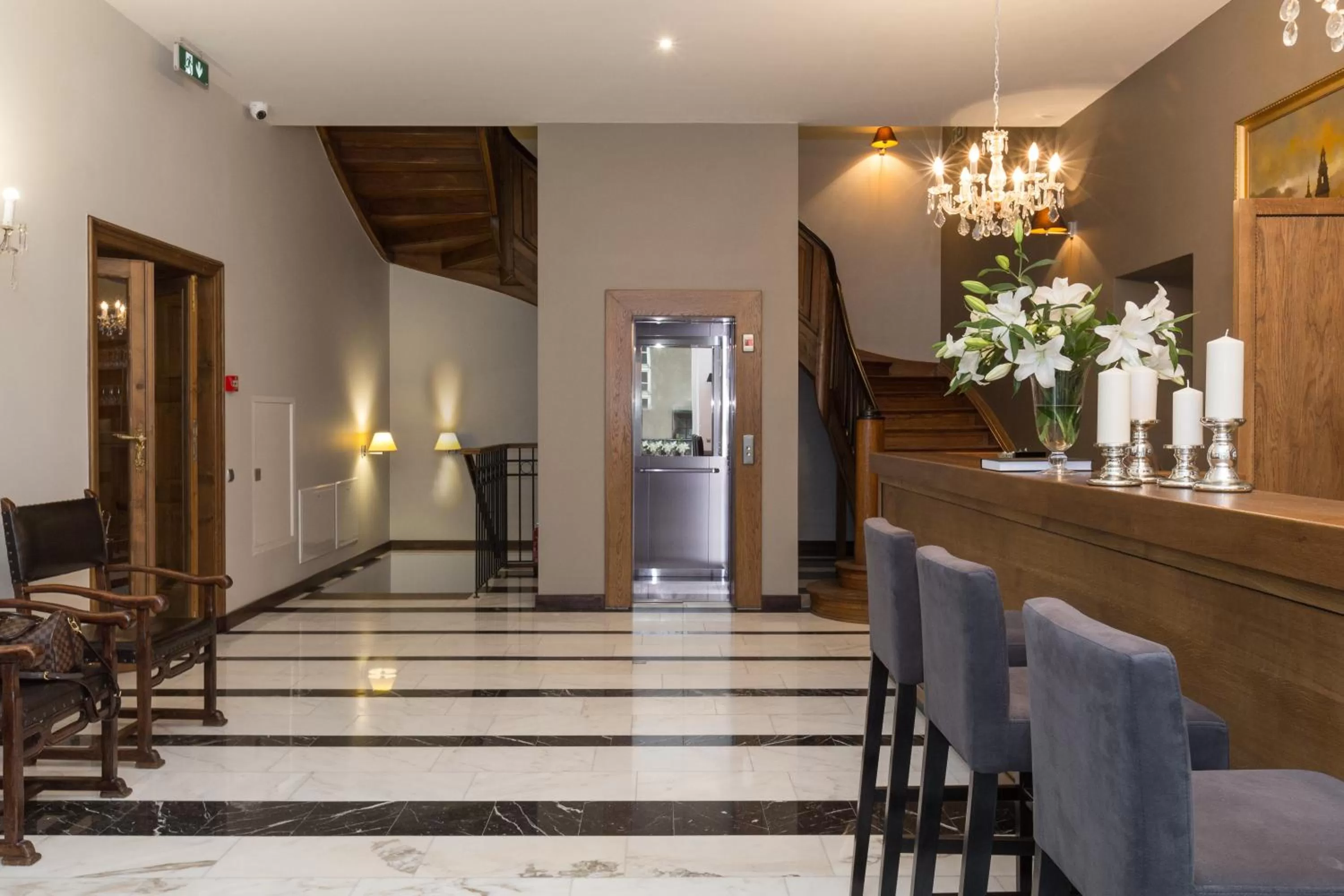 Lobby or reception in Grottger Luxury Boutique Hotel City