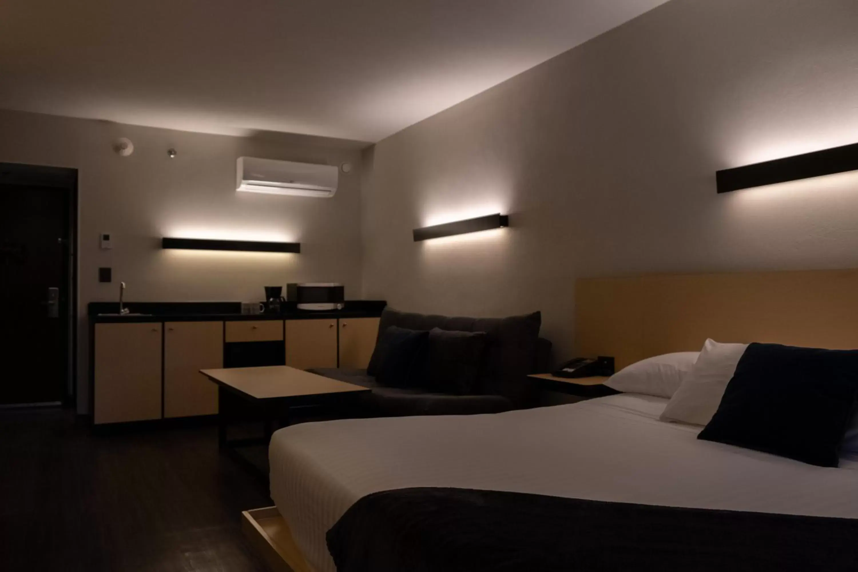 Bed in BV Hotel Atlixco