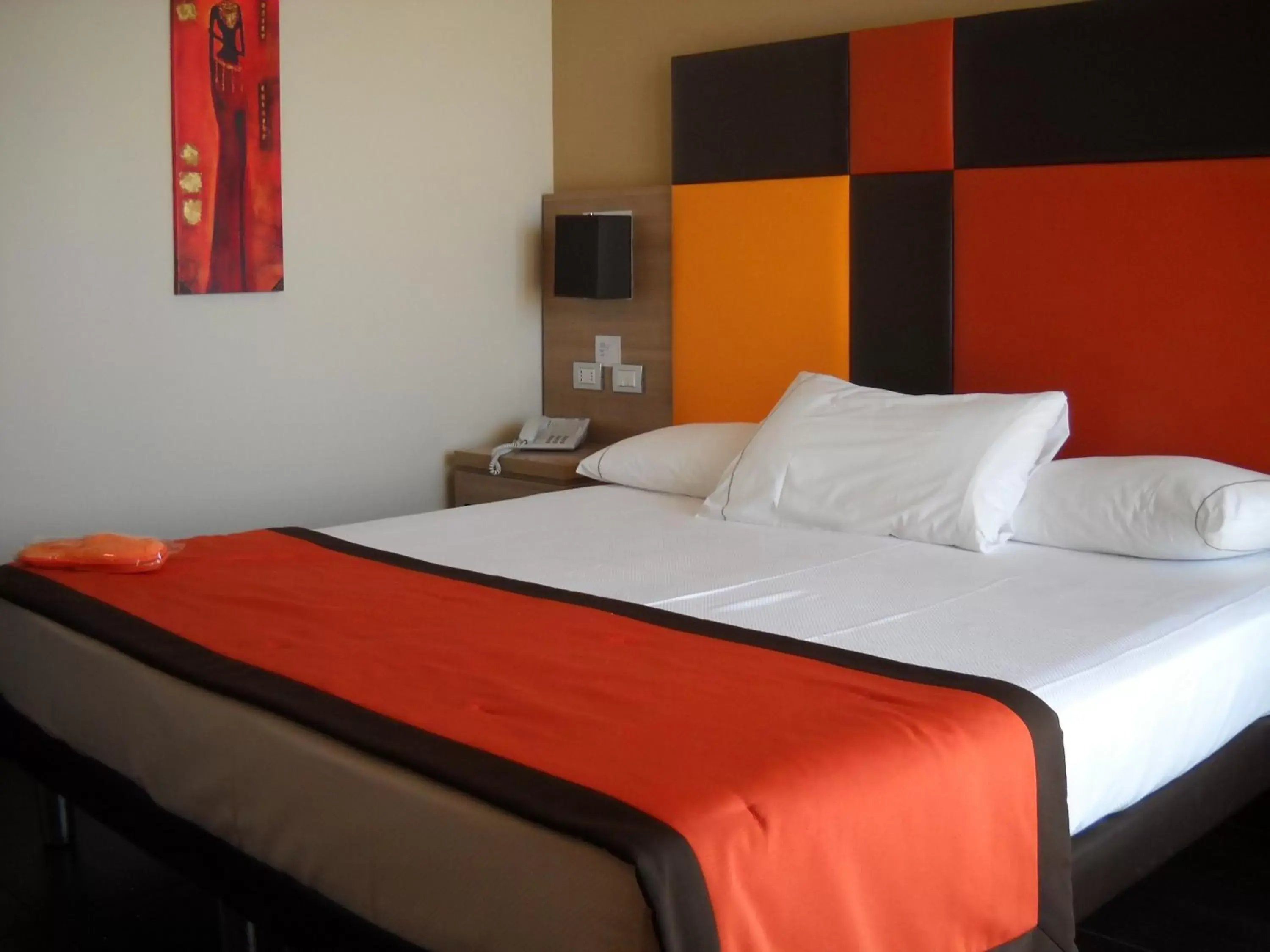 Bedroom, Bed in Hotel Tiber