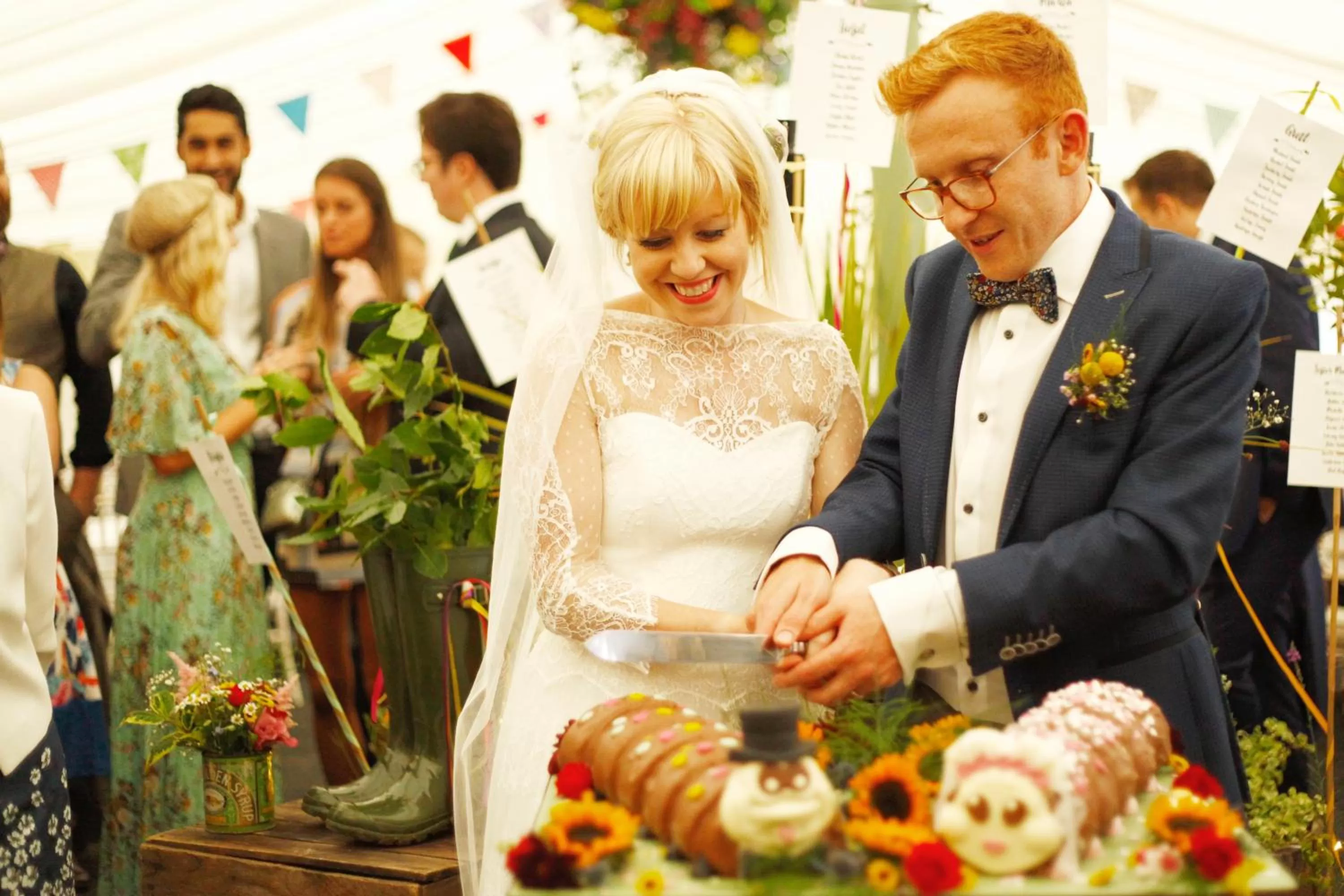 wedding in Castle At Edgehill